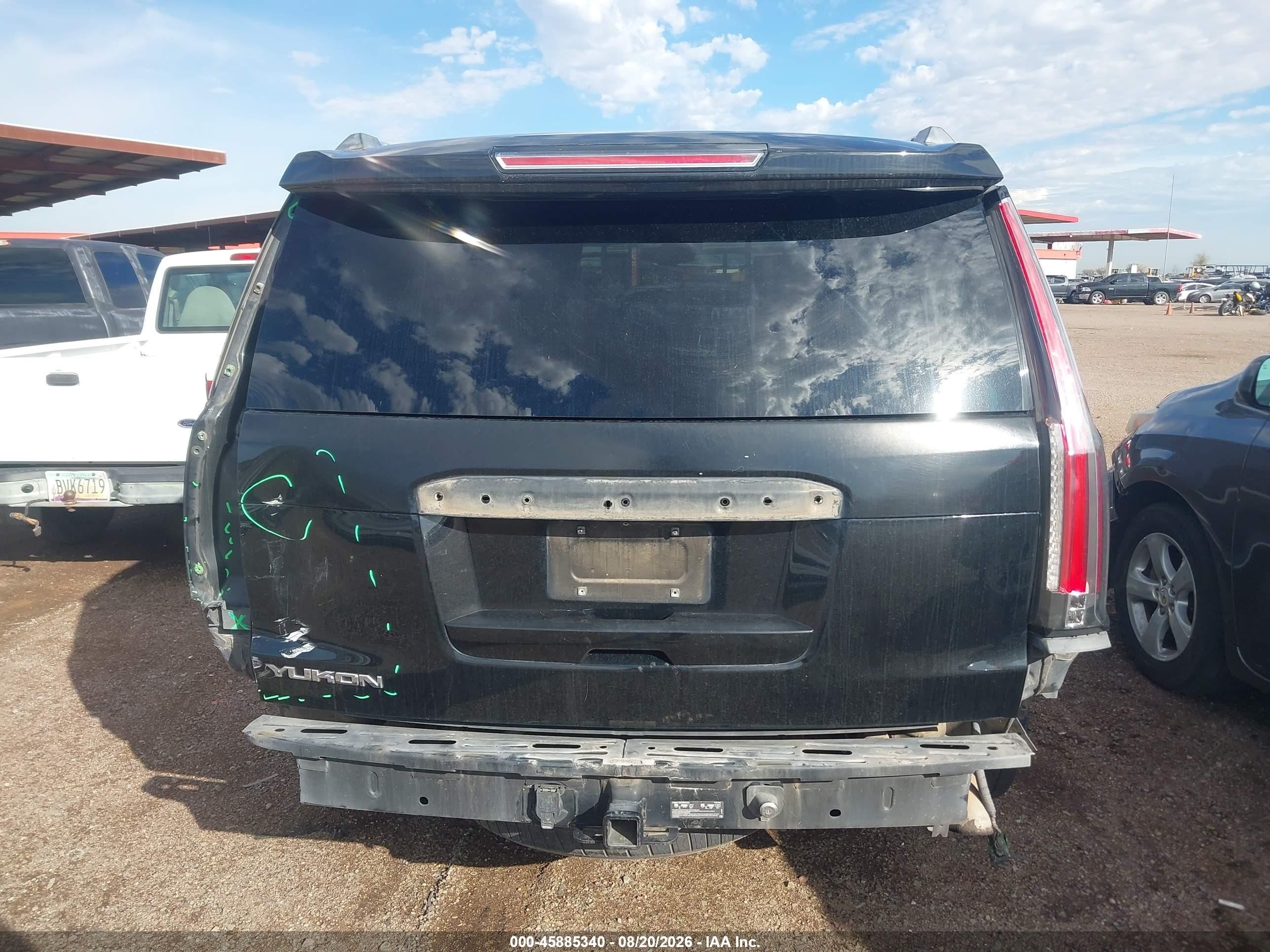 2015 Gmc Yukon Denali Black vin: 1GKS2CKJ7FR248068