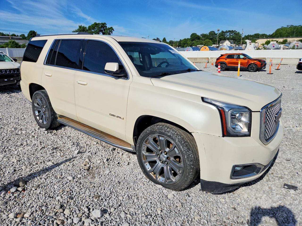 2015 Gmc Yukon Denali White vin: 1GKS2CKJ7FR273441