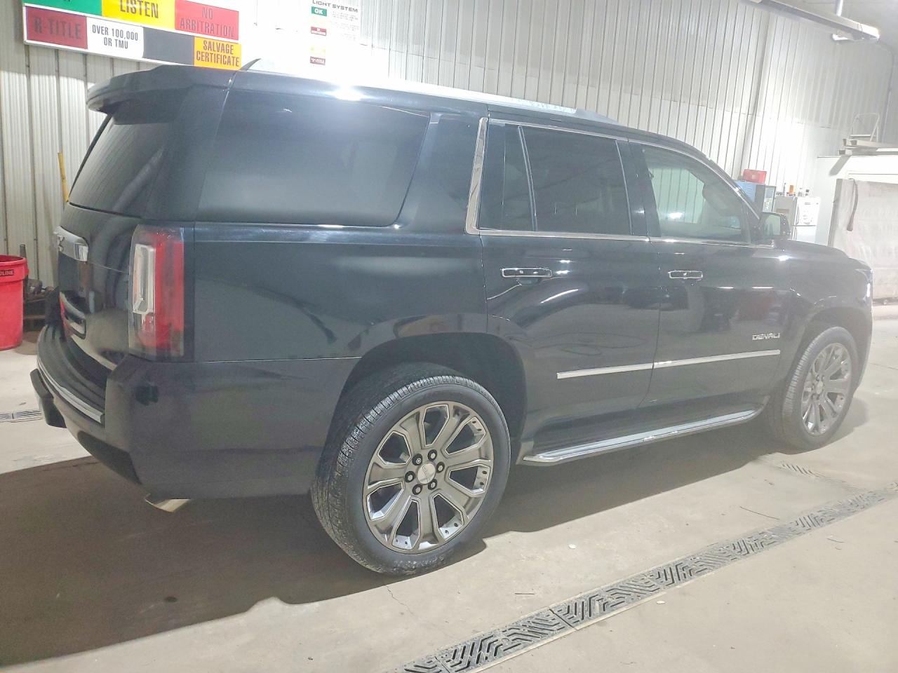 2015 Gmc Yukon Denali Black vin: 1GKS2CKJ7FR309290