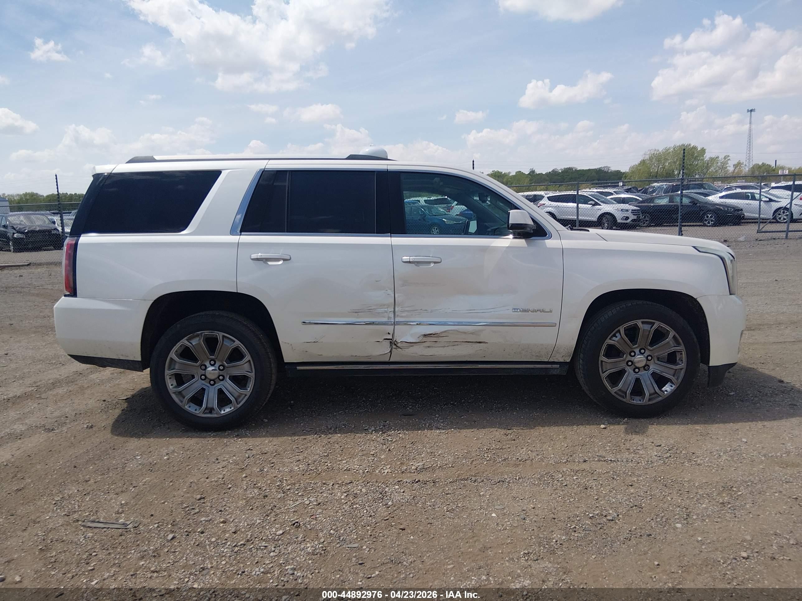 2015 Gmc Yukon Denali White vin: 1GKS2CKJ7FR567583