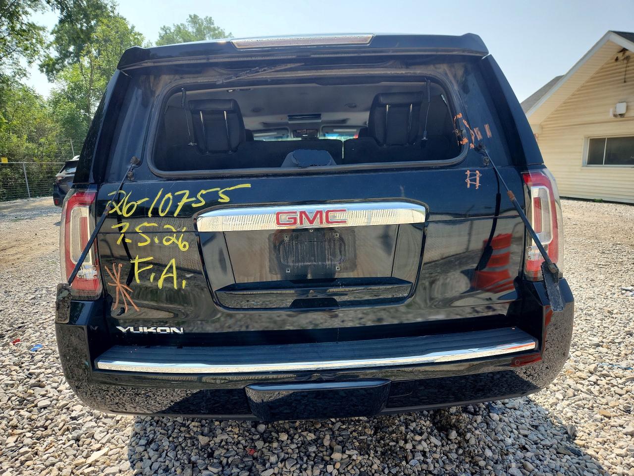 2015 Gmc Yukon Denali Black vin: 1GKS2CKJ7FR708961