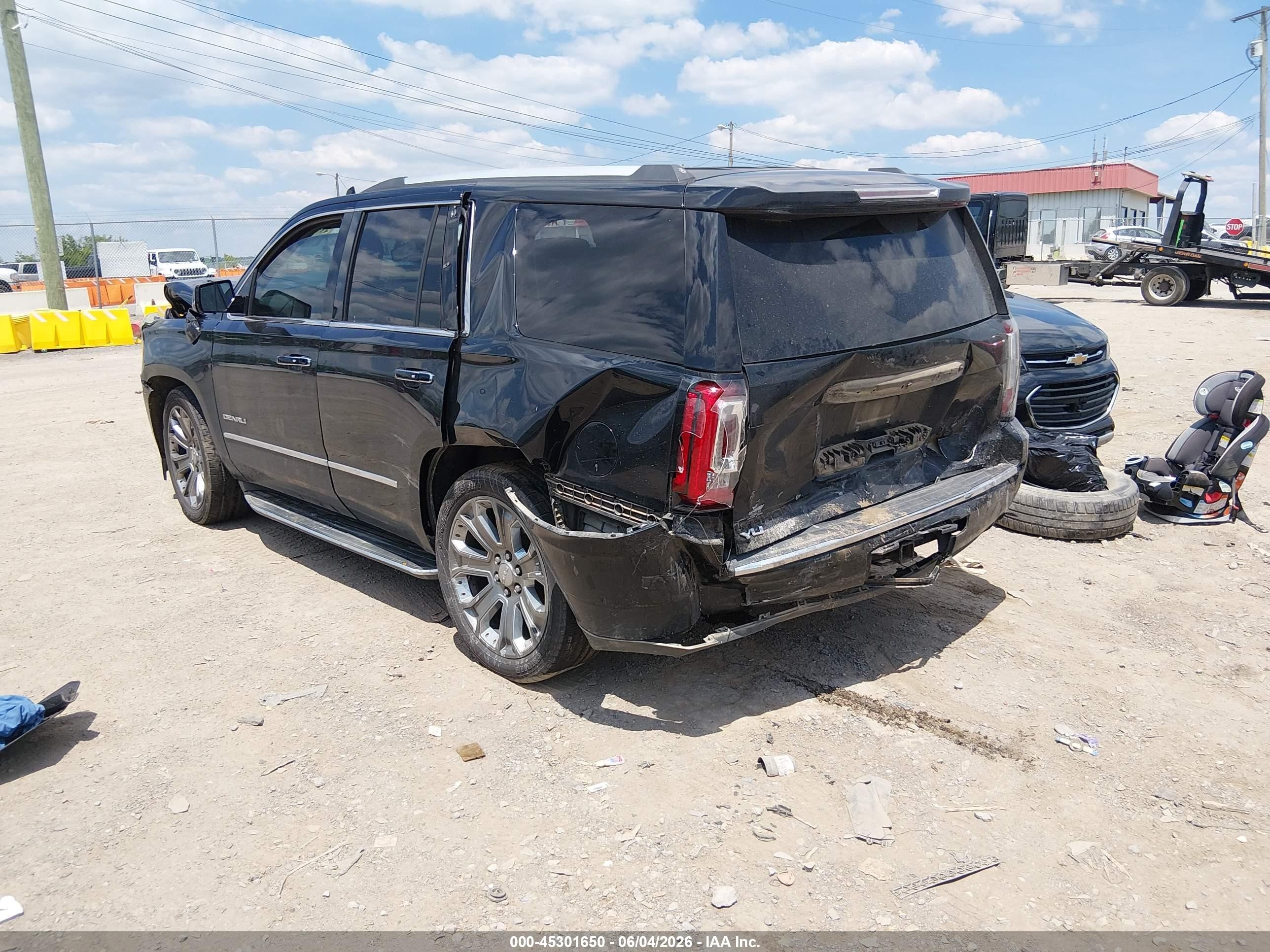2015 Gmc Yukon Denali Black vin: 1GKS2CKJ7FR714484