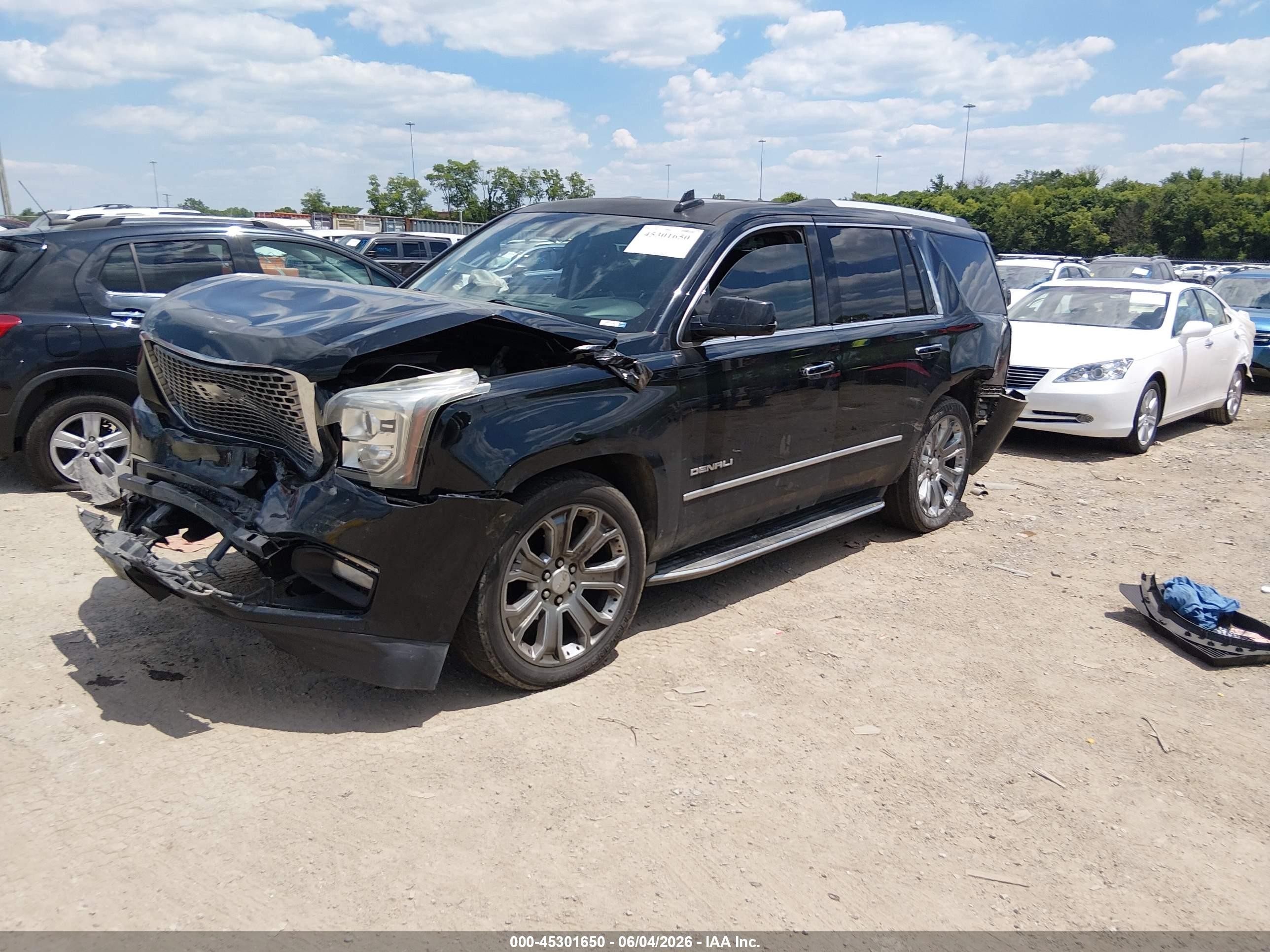 2015 Gmc Yukon Denali Black vin: 1GKS2CKJ7FR714484
