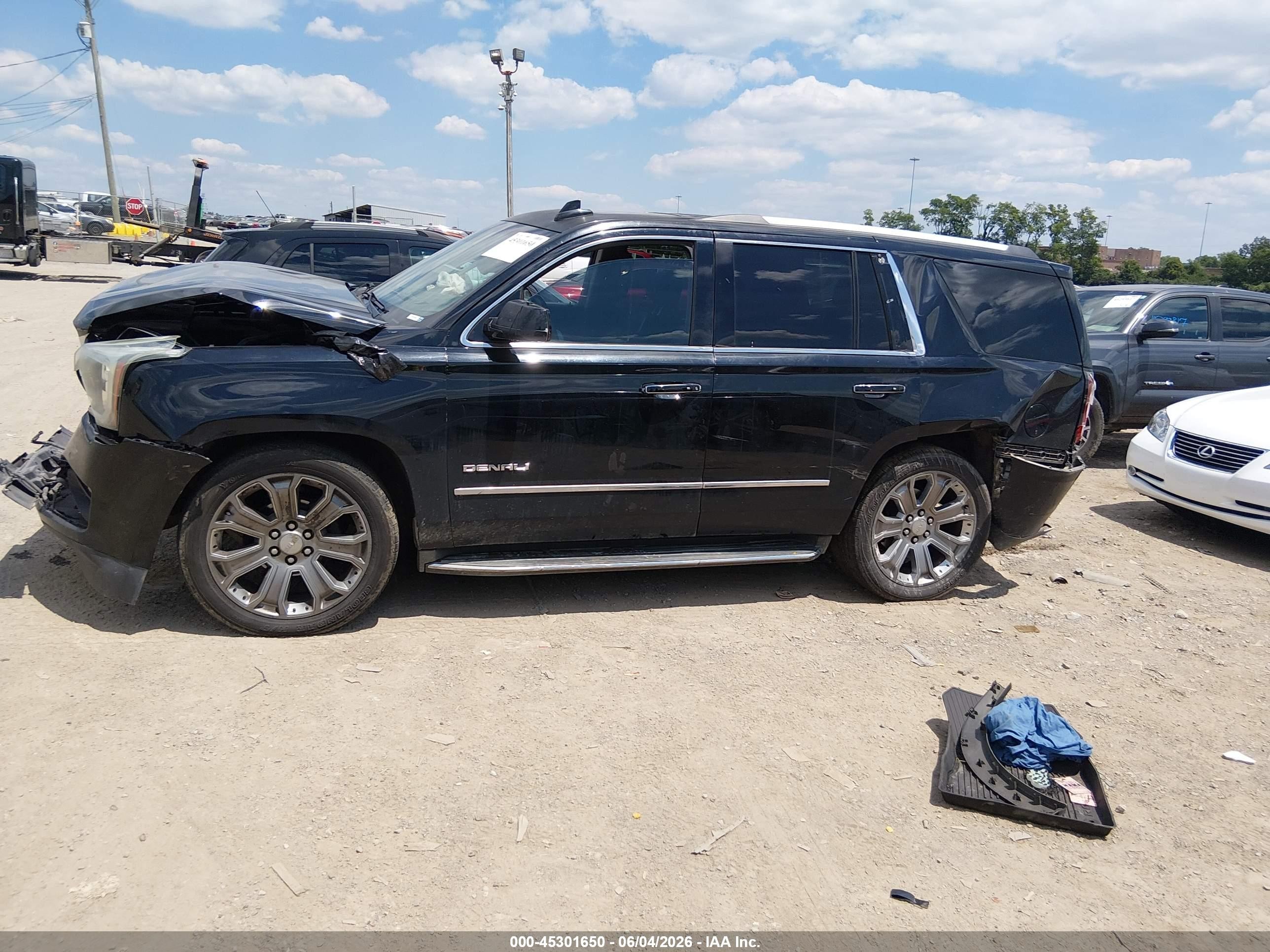 2015 Gmc Yukon Denali Black vin: 1GKS2CKJ7FR714484