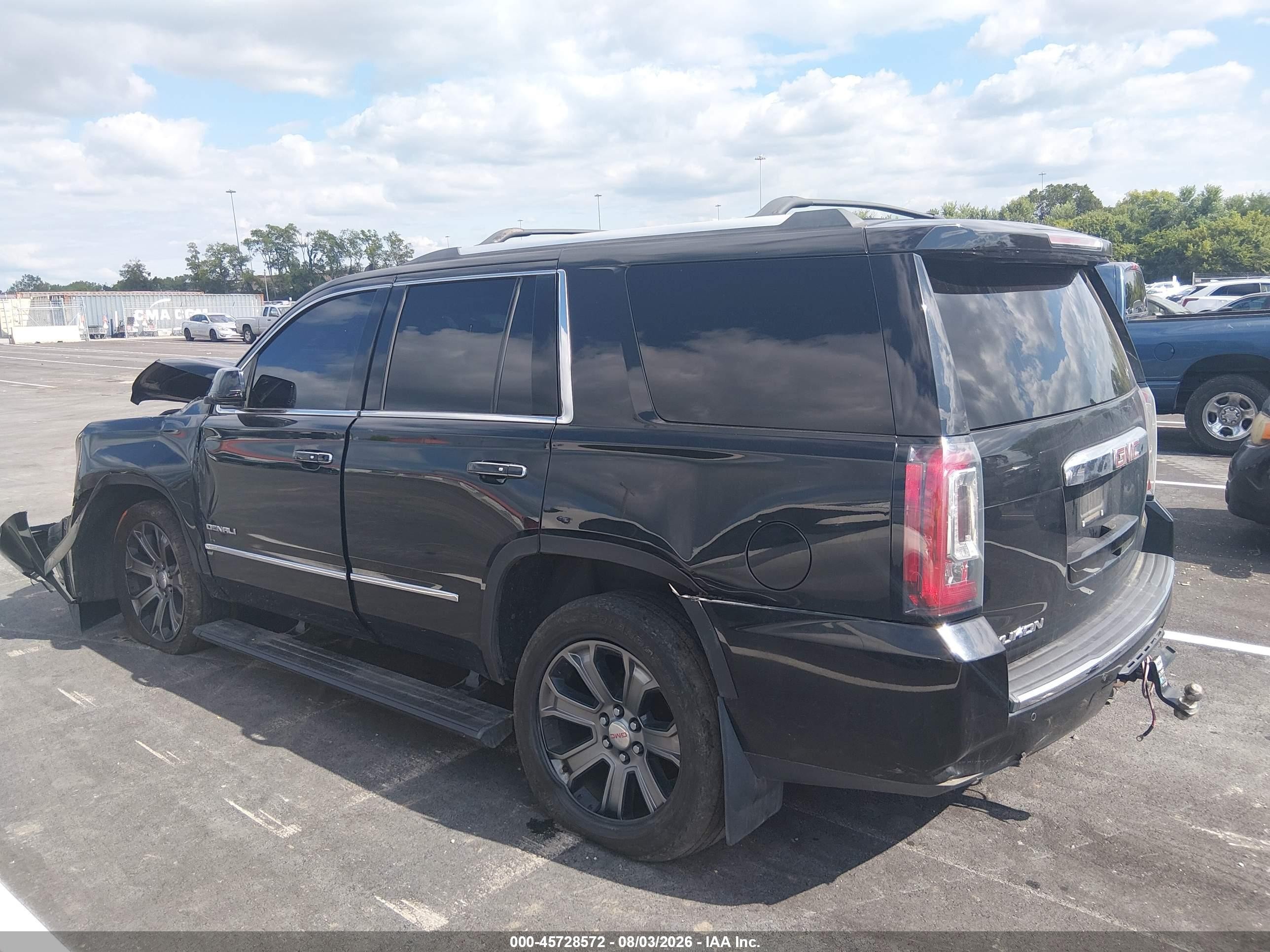 2016 Gmc Yukon Denali Black vin: 1GKS2CKJ7GR249917