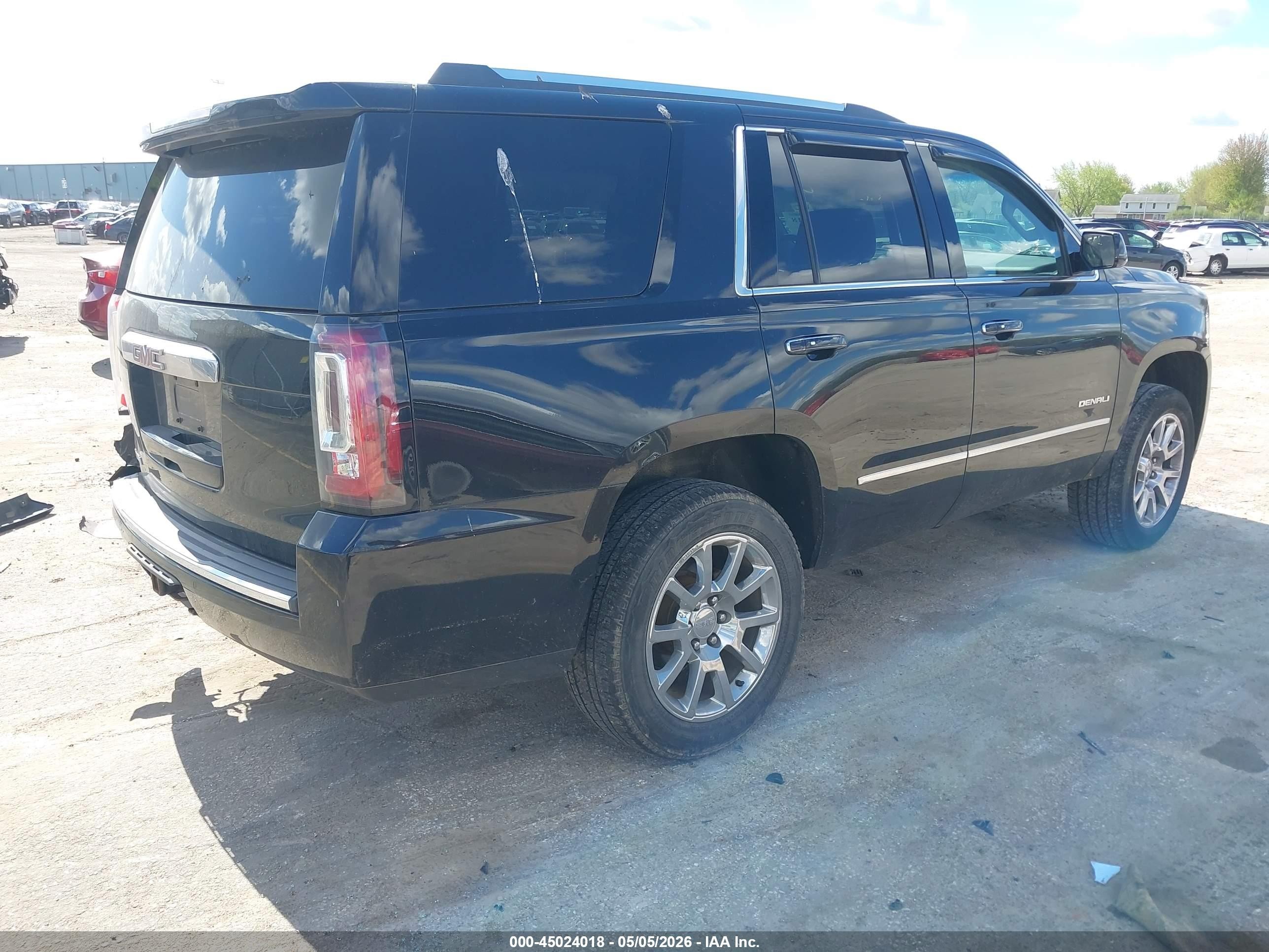 2015 Gmc Yukon Denali Black vin: 1GKS2CKJ8FR546628