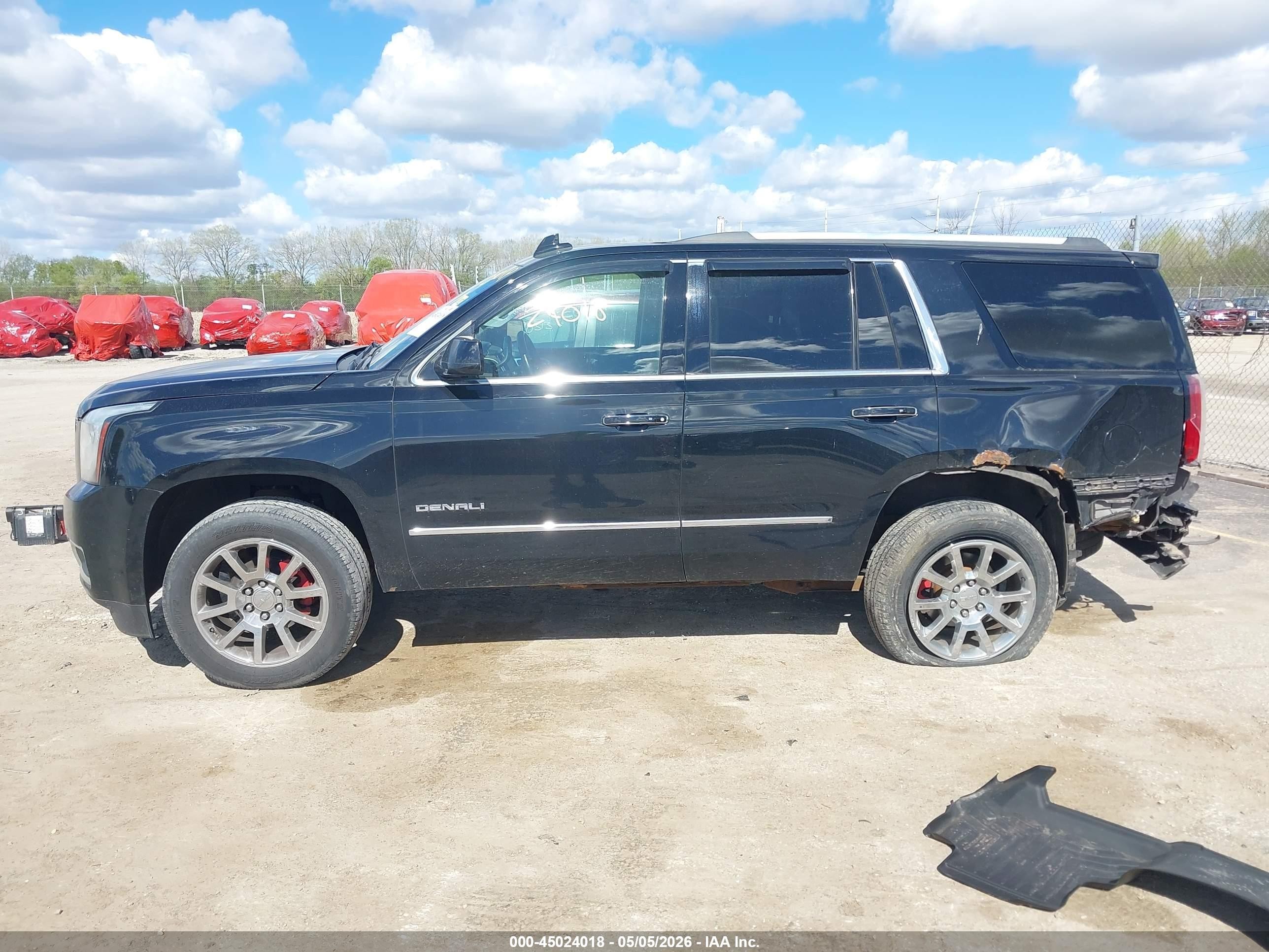 2015 Gmc Yukon Denali Black vin: 1GKS2CKJ8FR546628