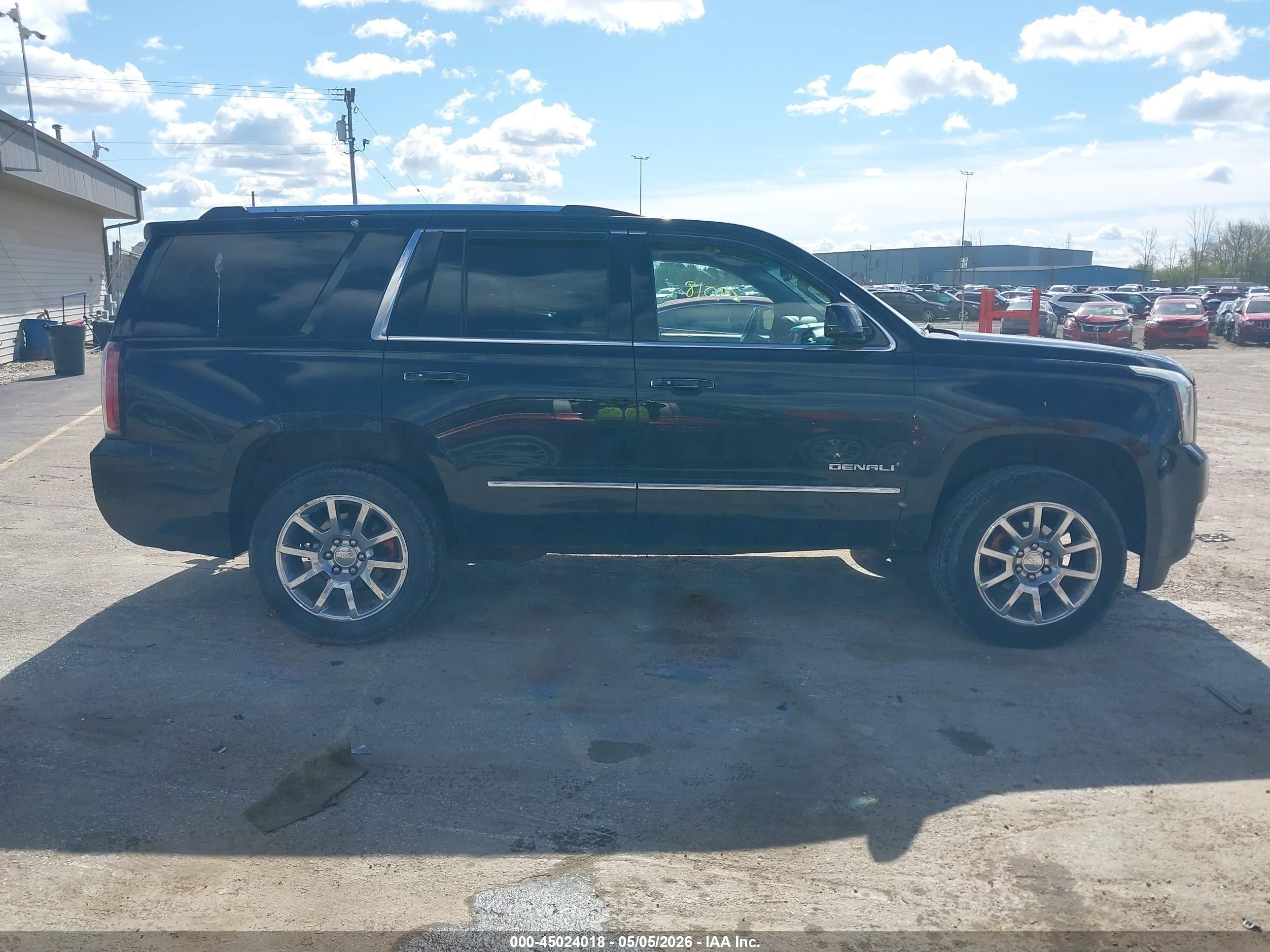 2015 Gmc Yukon Denali Black vin: 1GKS2CKJ8FR546628