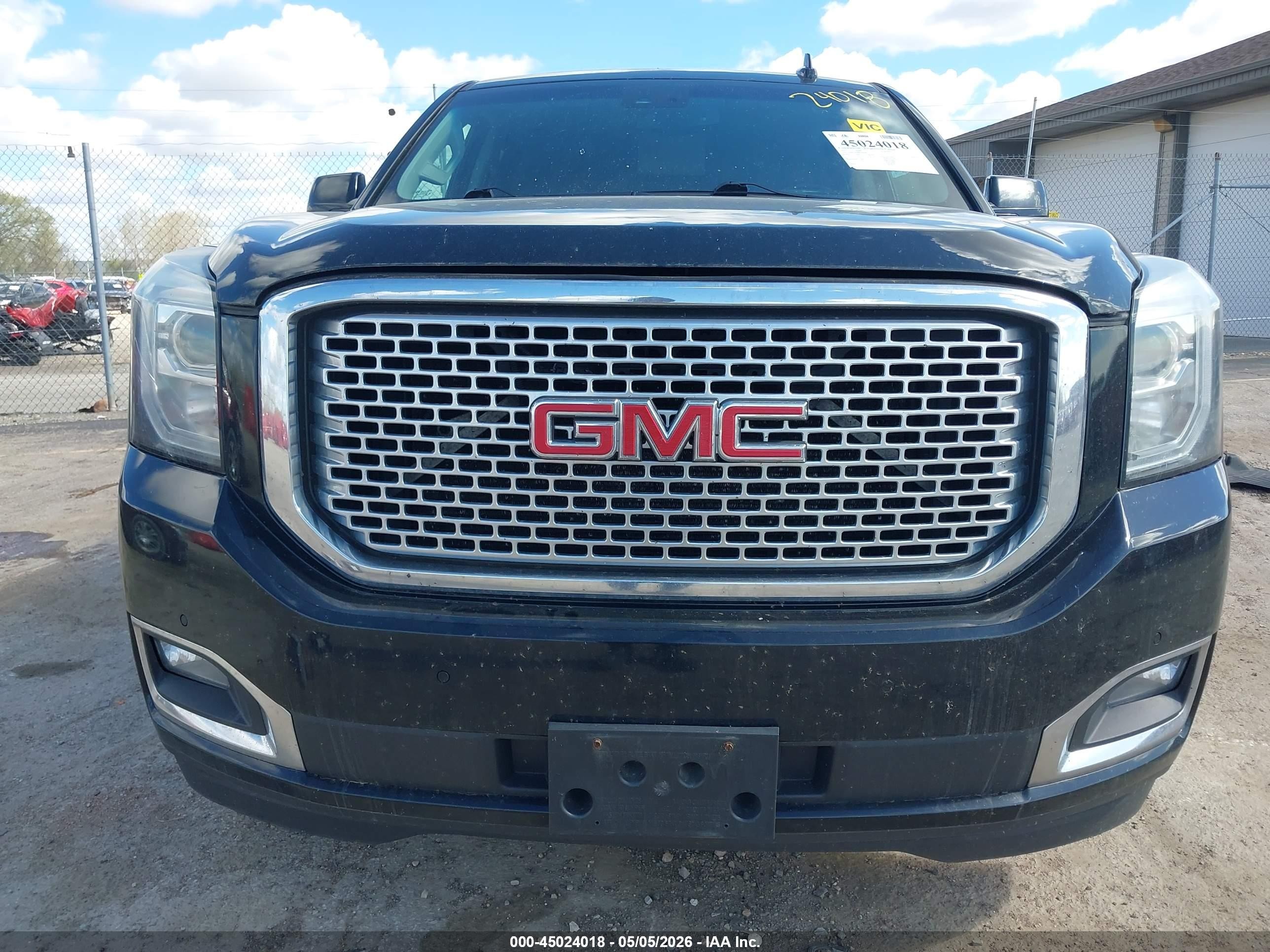 2015 Gmc Yukon Denali Black vin: 1GKS2CKJ8FR546628