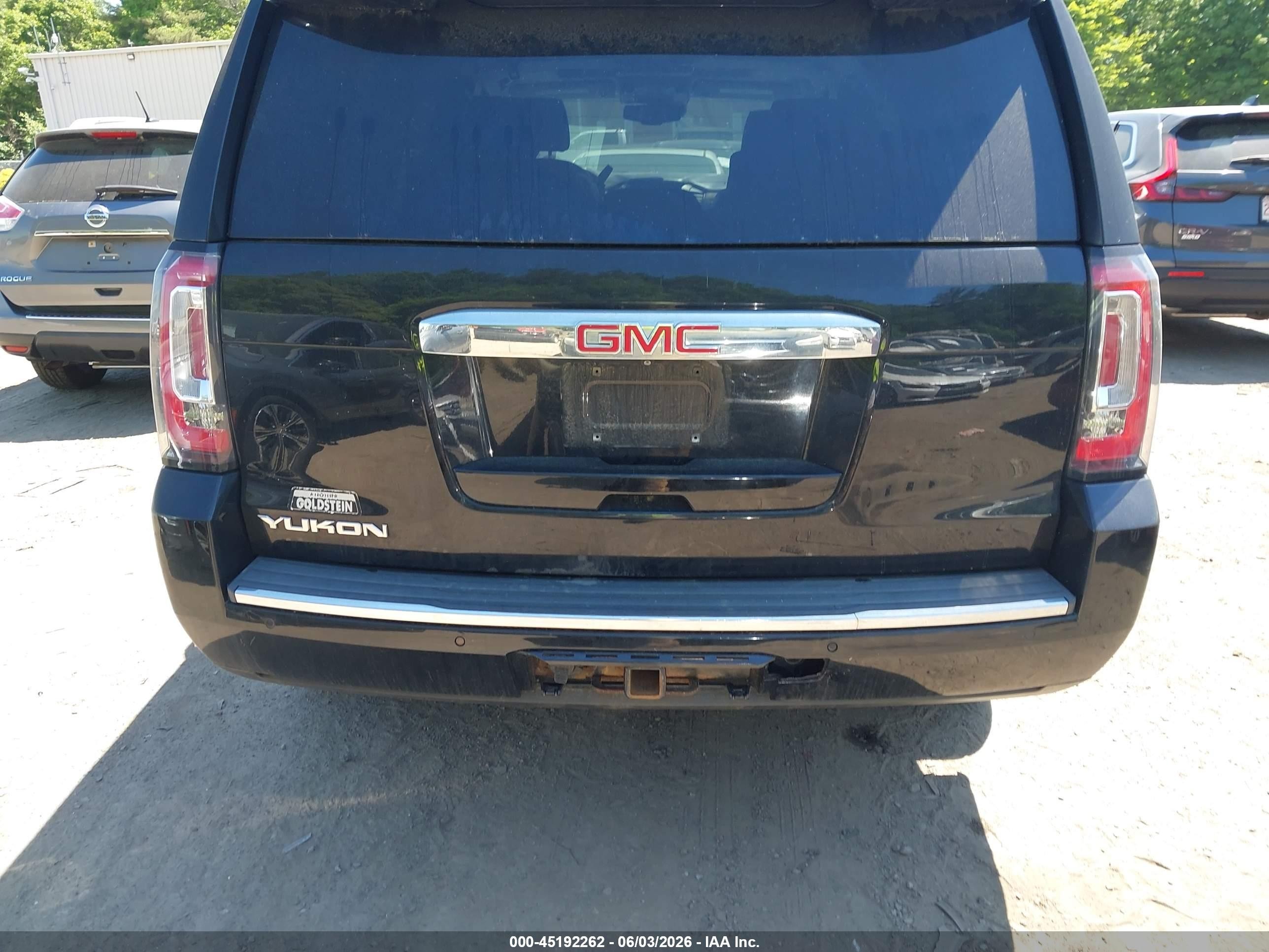 2015 Gmc Yukon Denali Black vin: 1GKS2CKJ8FR560559