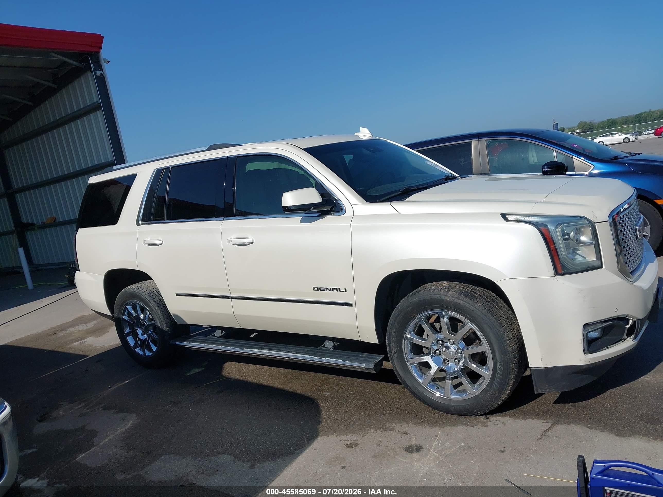 2015 Gmc Yukon Denali White vin: 1GKS2CKJ8FR627659