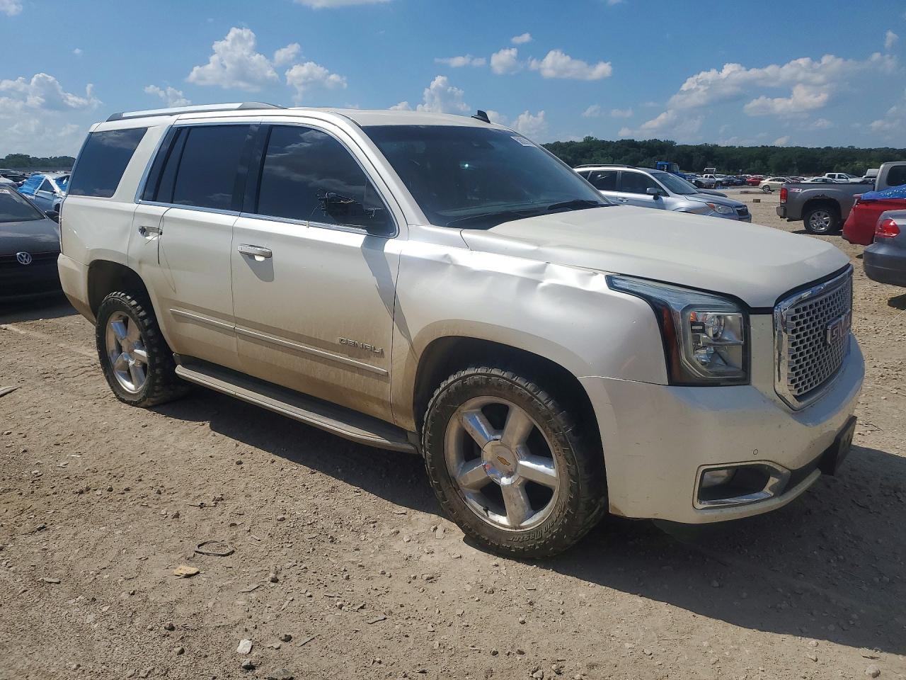 2015 Gmc Yukon Denali White vin: 1GKS2CKJ9FR134959