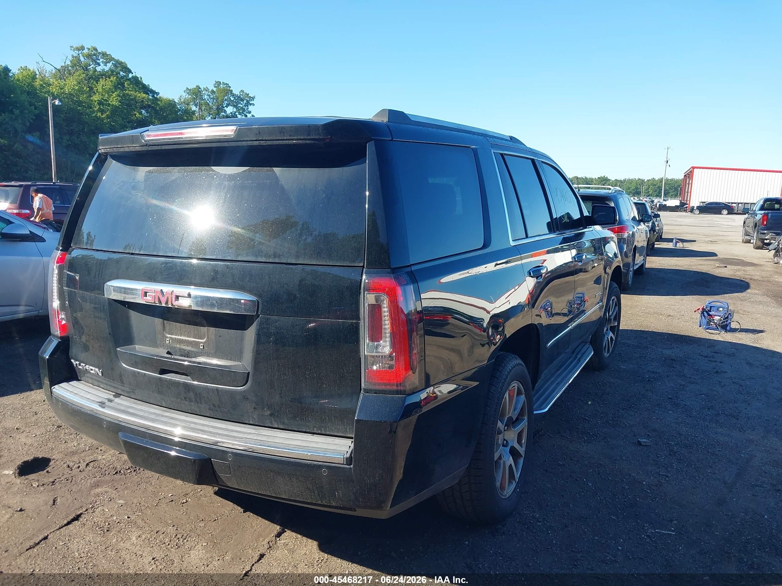 2015 Gmc Yukon Denali Черный vin: 1GKS2CKJ9FR287955
