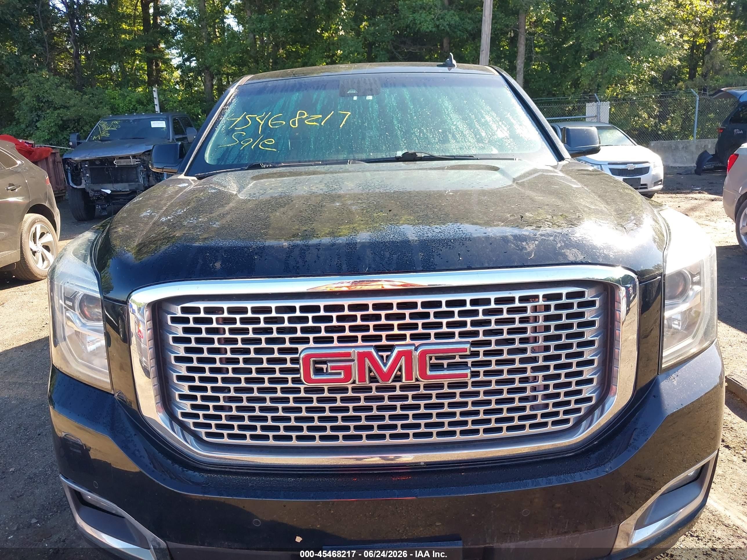 2015 Gmc Yukon Denali Черный vin: 1GKS2CKJ9FR287955