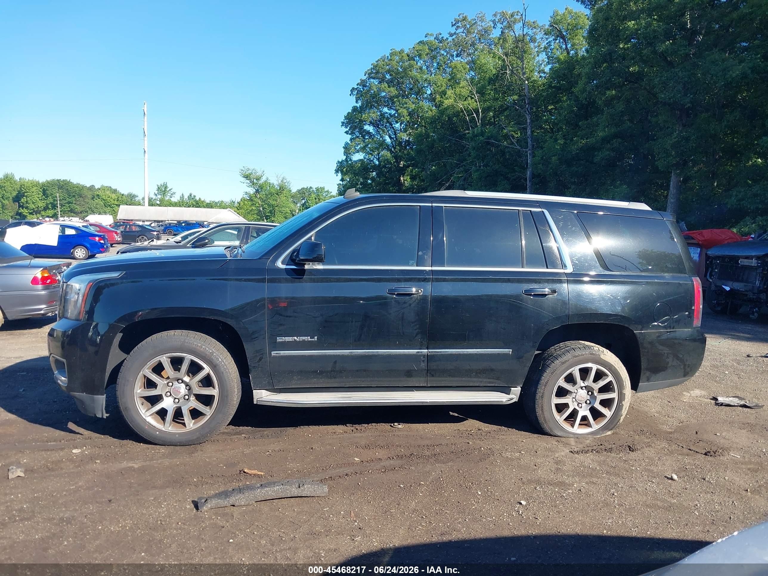 2015 Gmc Yukon Denali Черный vin: 1GKS2CKJ9FR287955