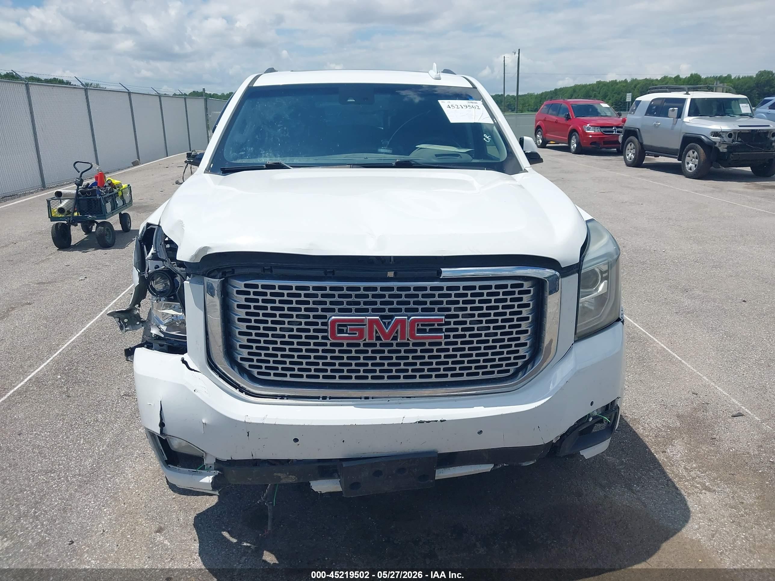 2015 Gmc Yukon Denali Белый vin: 1GKS2CKJ9FR546072