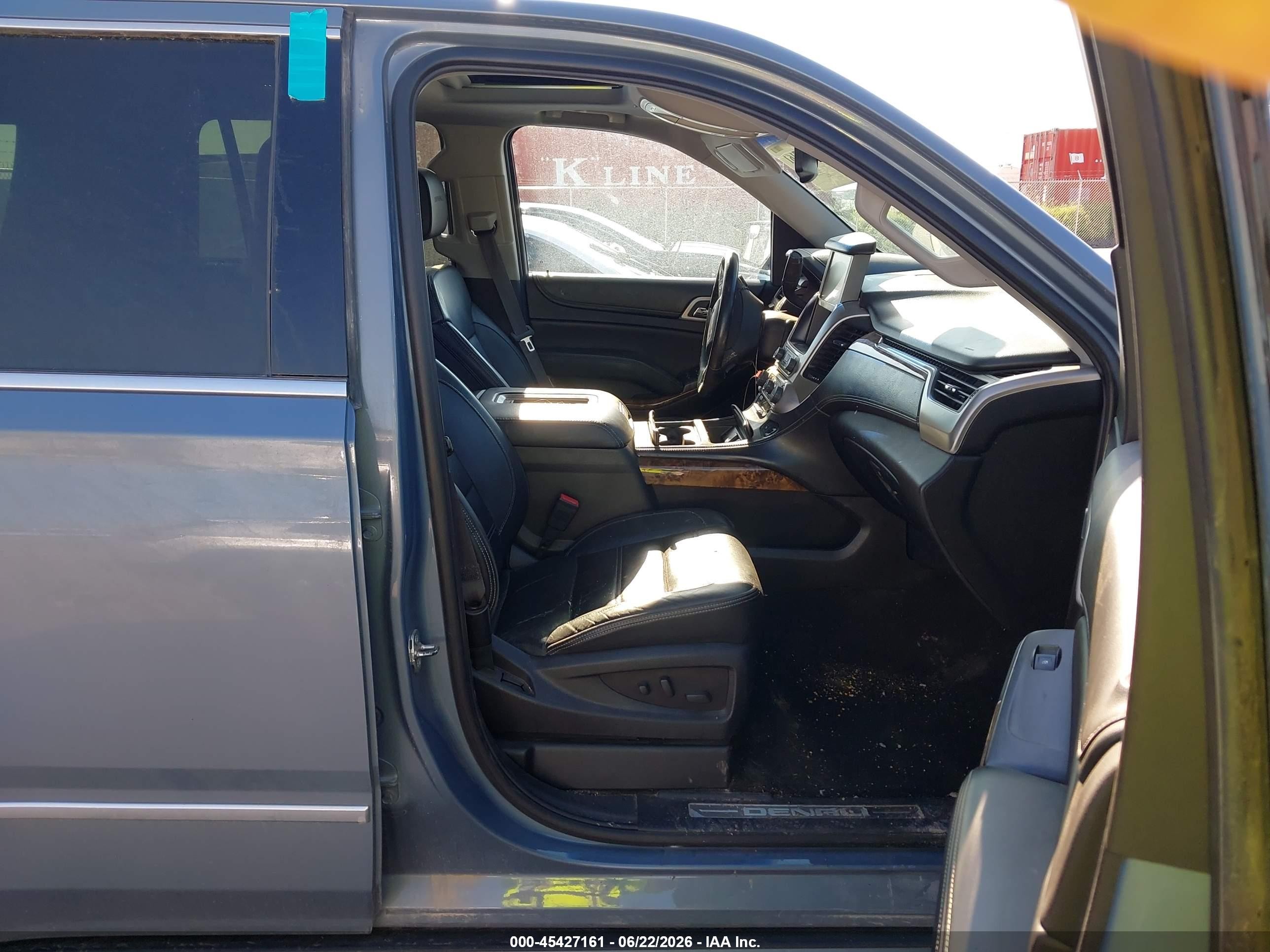 2015 Gmc Yukon Denali Blue vin: 1GKS2CKJ9FR636709