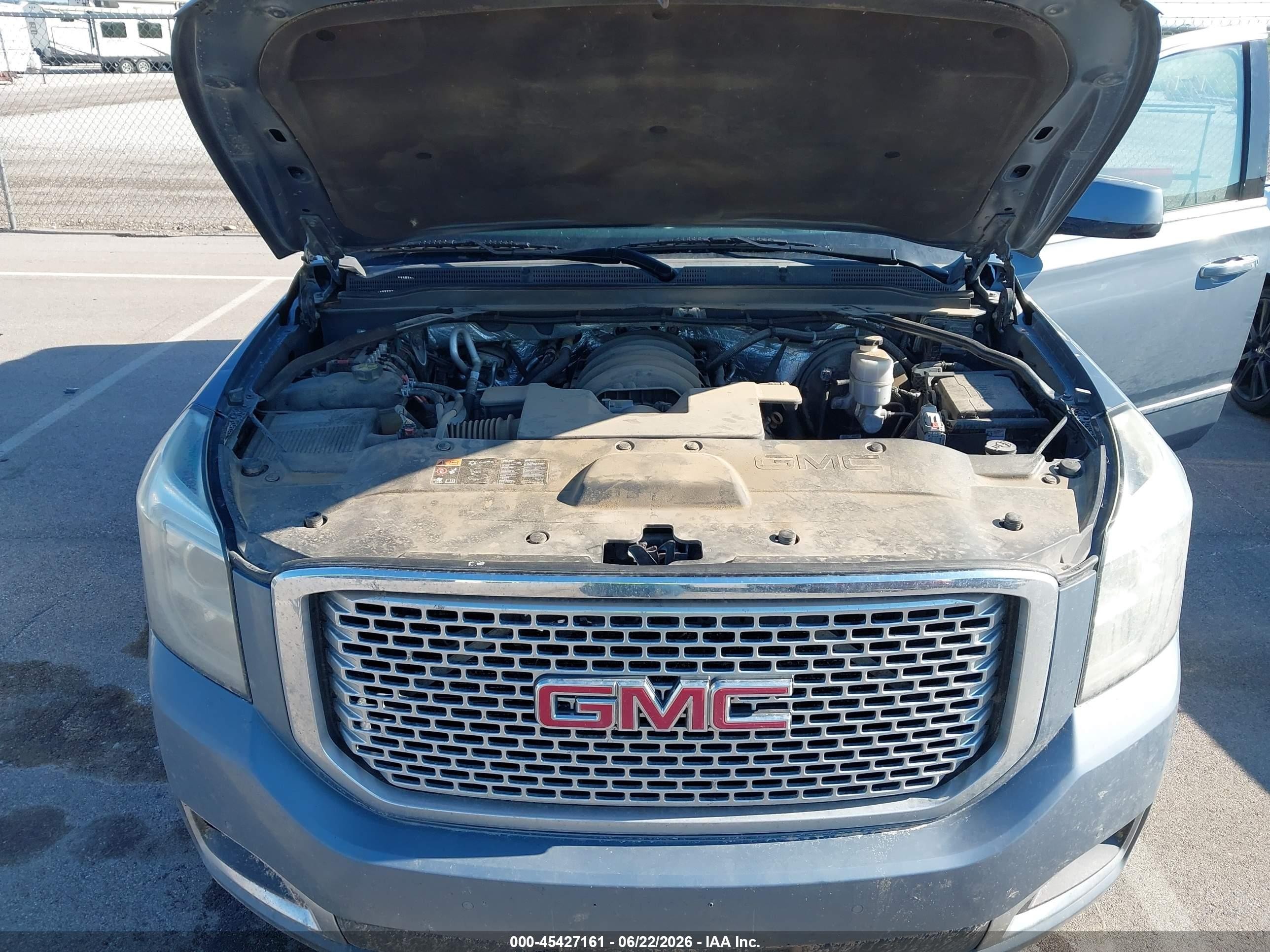 2015 Gmc Yukon Denali Blue vin: 1GKS2CKJ9FR636709