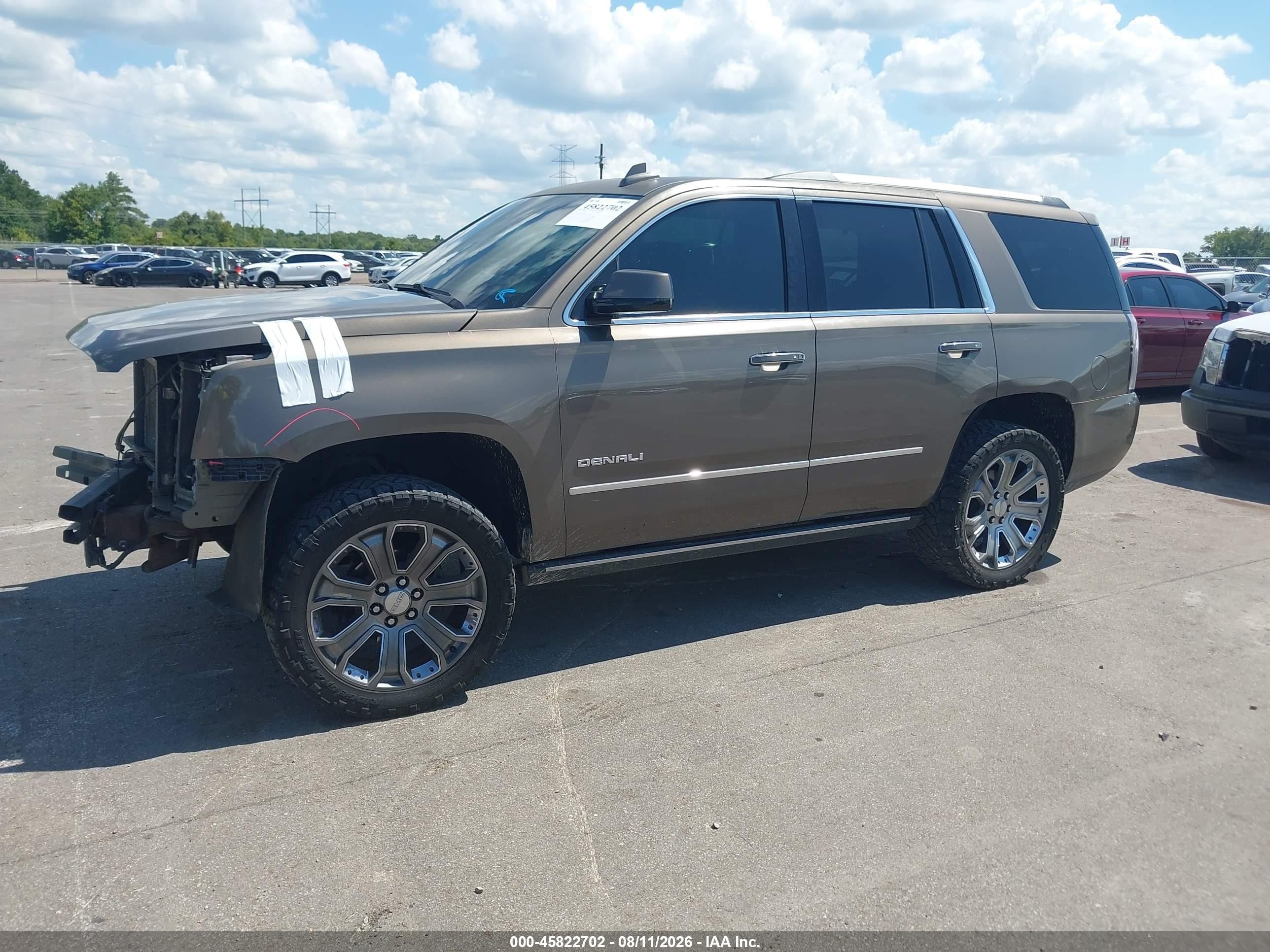 2015 Gmc Yukon Denali Brown vin: 1GKS2CKJ9FR744425