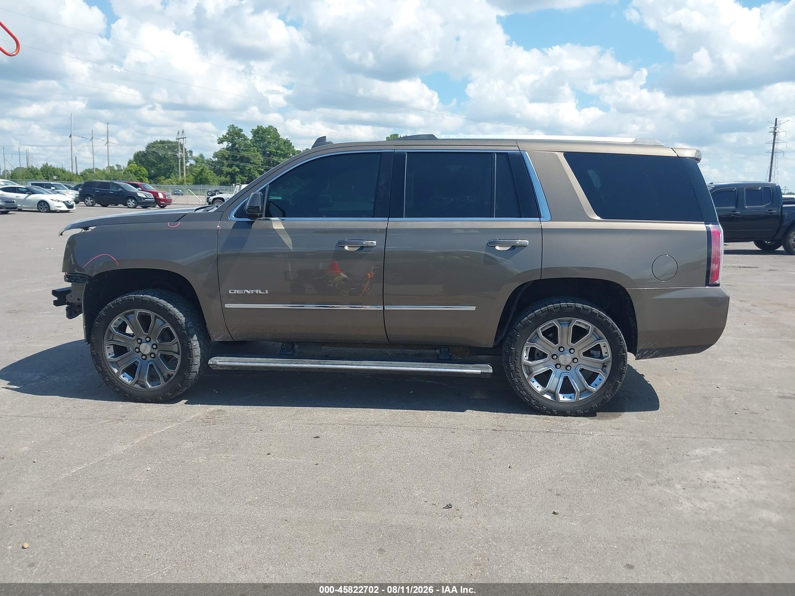 2015 Gmc Yukon Denali Brown vin: 1GKS2CKJ9FR744425