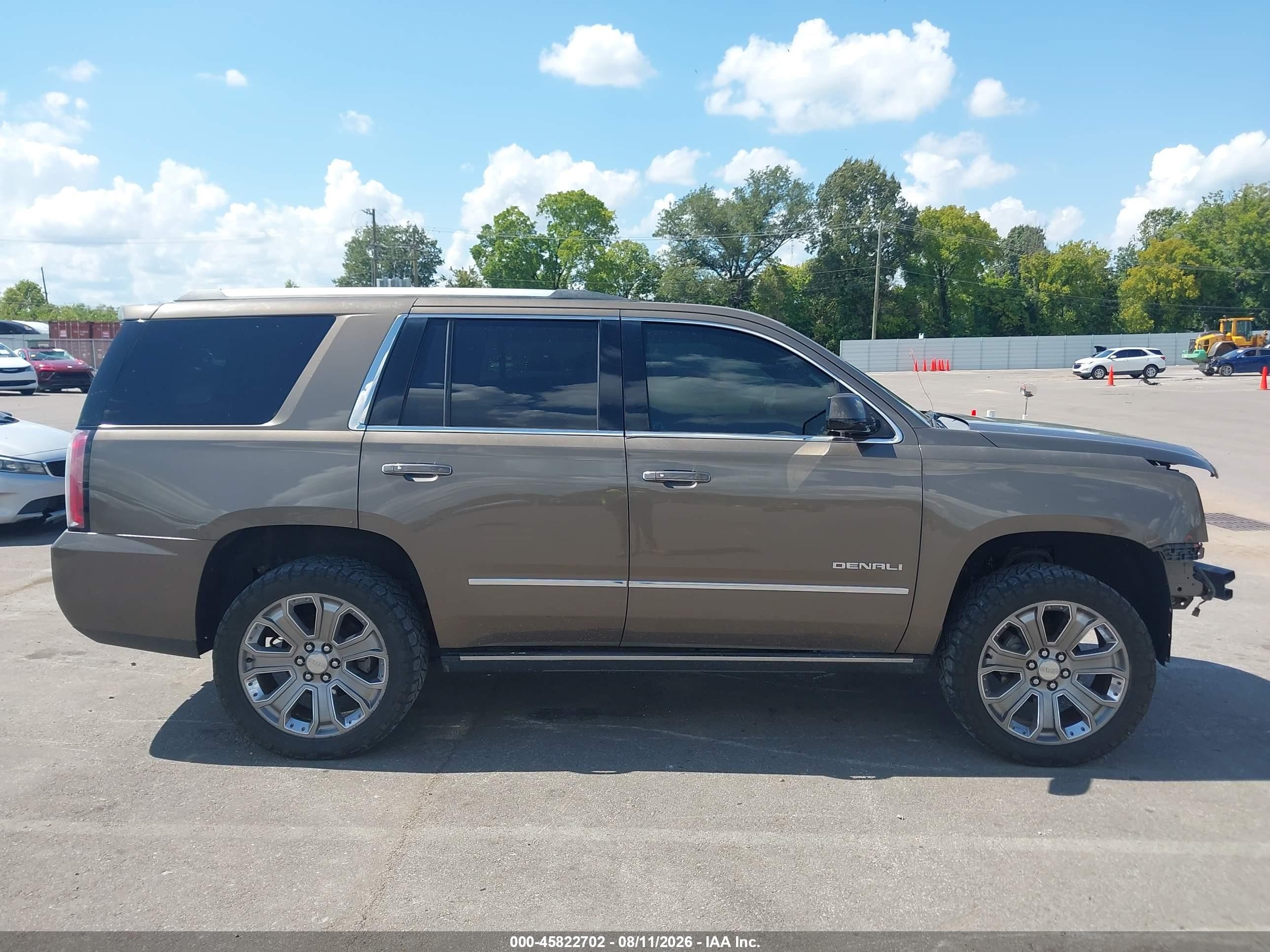 2015 Gmc Yukon Denali Brown vin: 1GKS2CKJ9FR744425