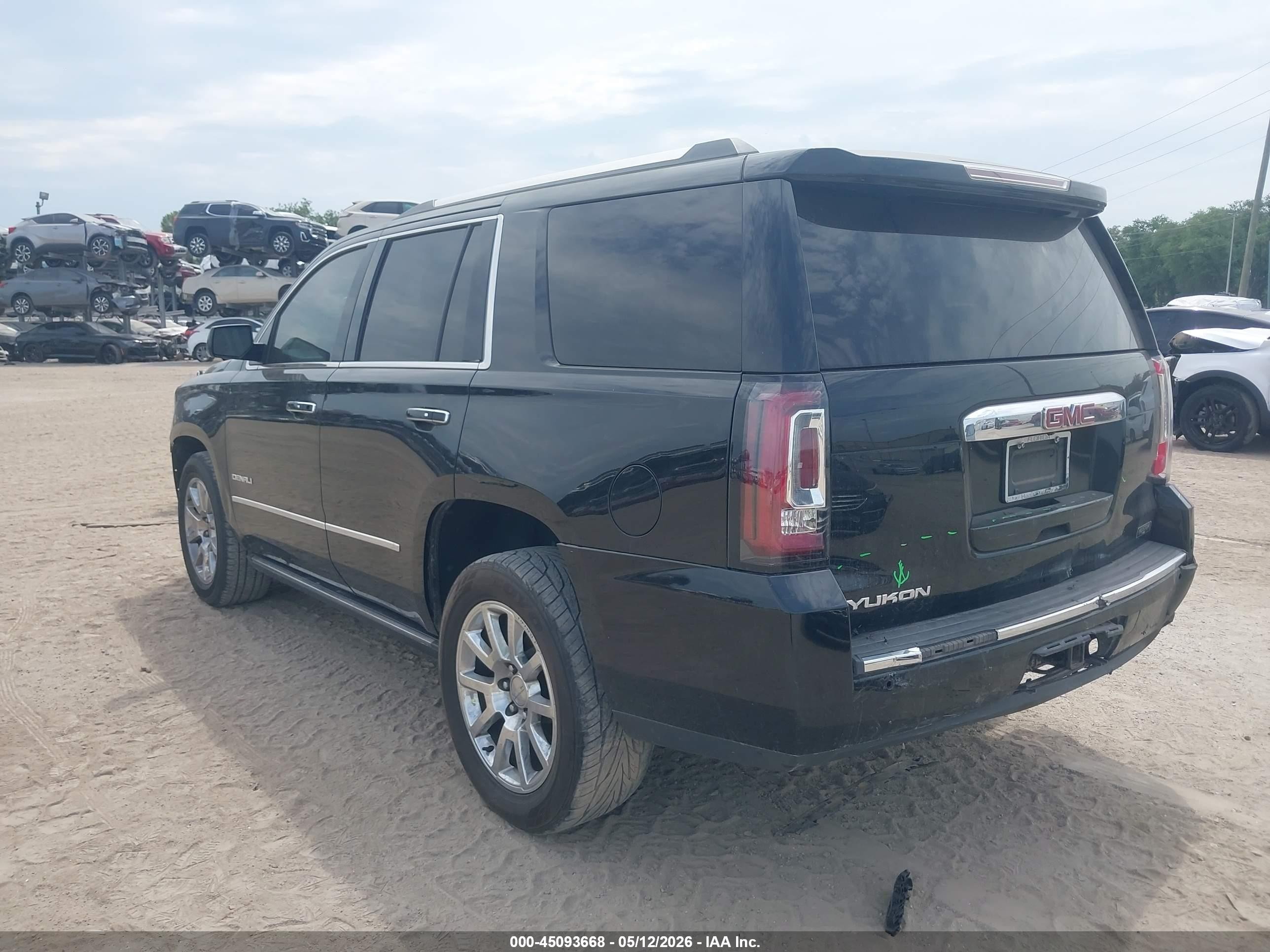 2016 Gmc Yukon Denali Black vin: 1GKS2CKJ9GR401941