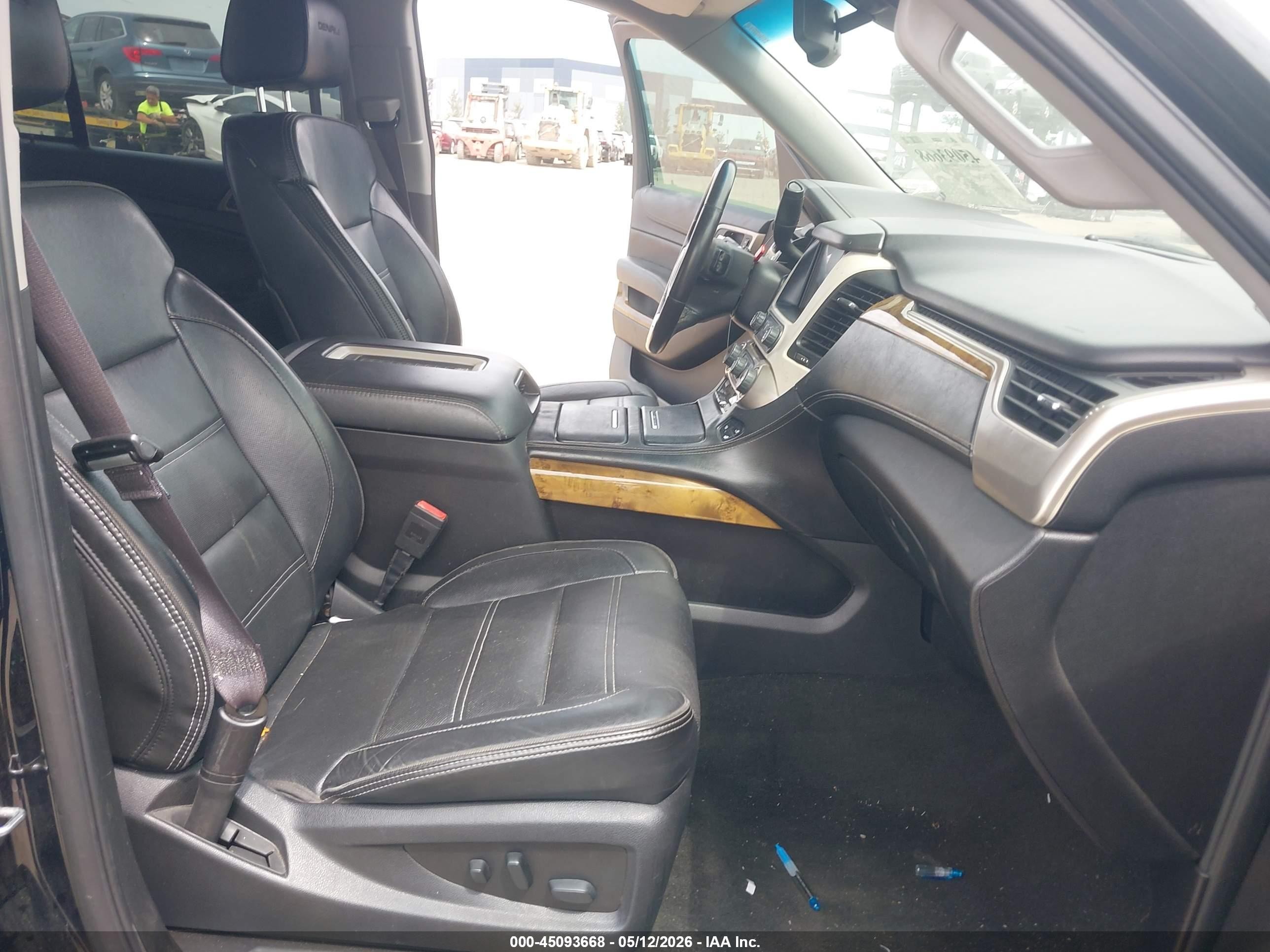 2016 Gmc Yukon Denali Black vin: 1GKS2CKJ9GR401941