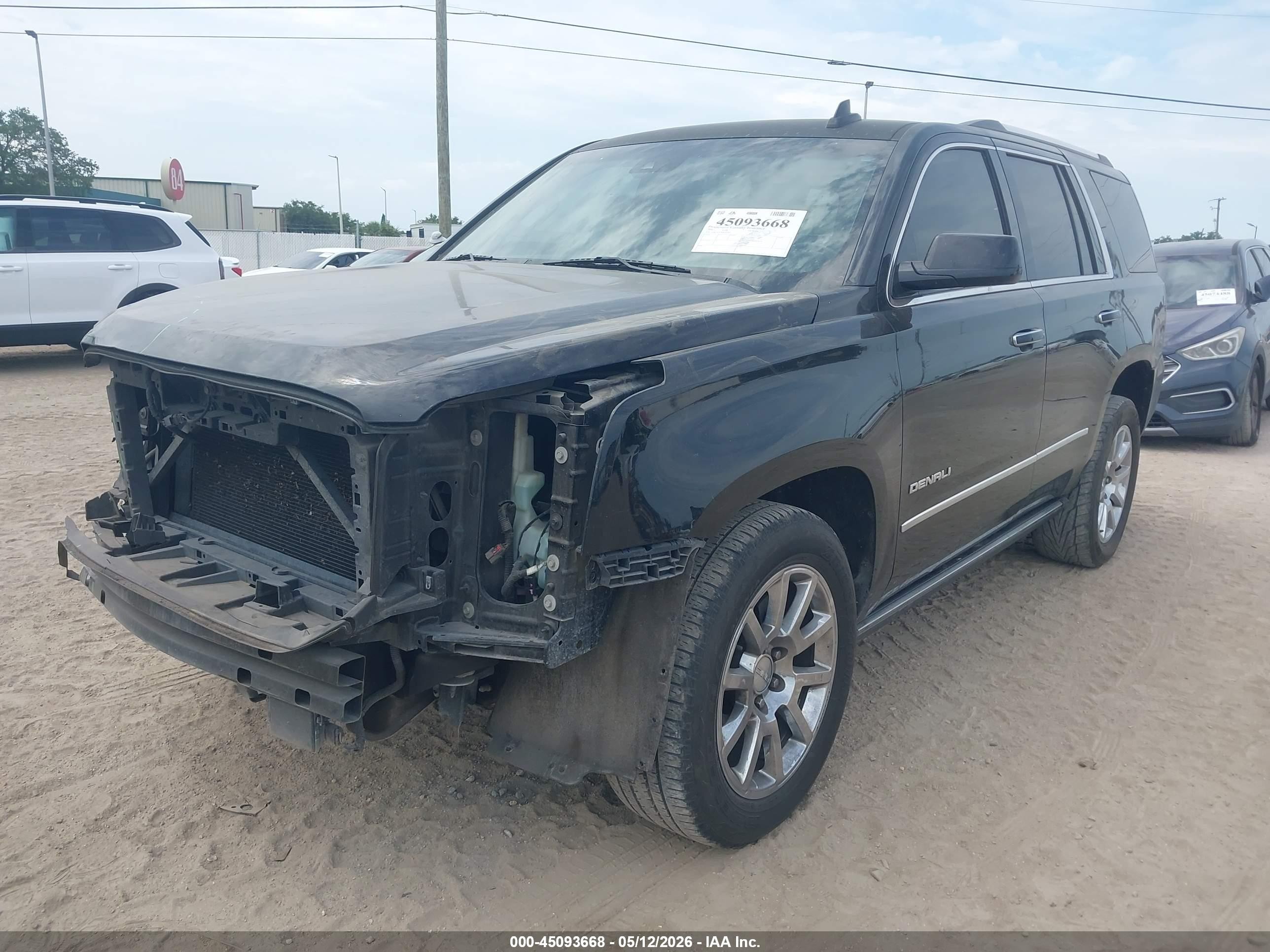 2016 Gmc Yukon Denali Black vin: 1GKS2CKJ9GR401941