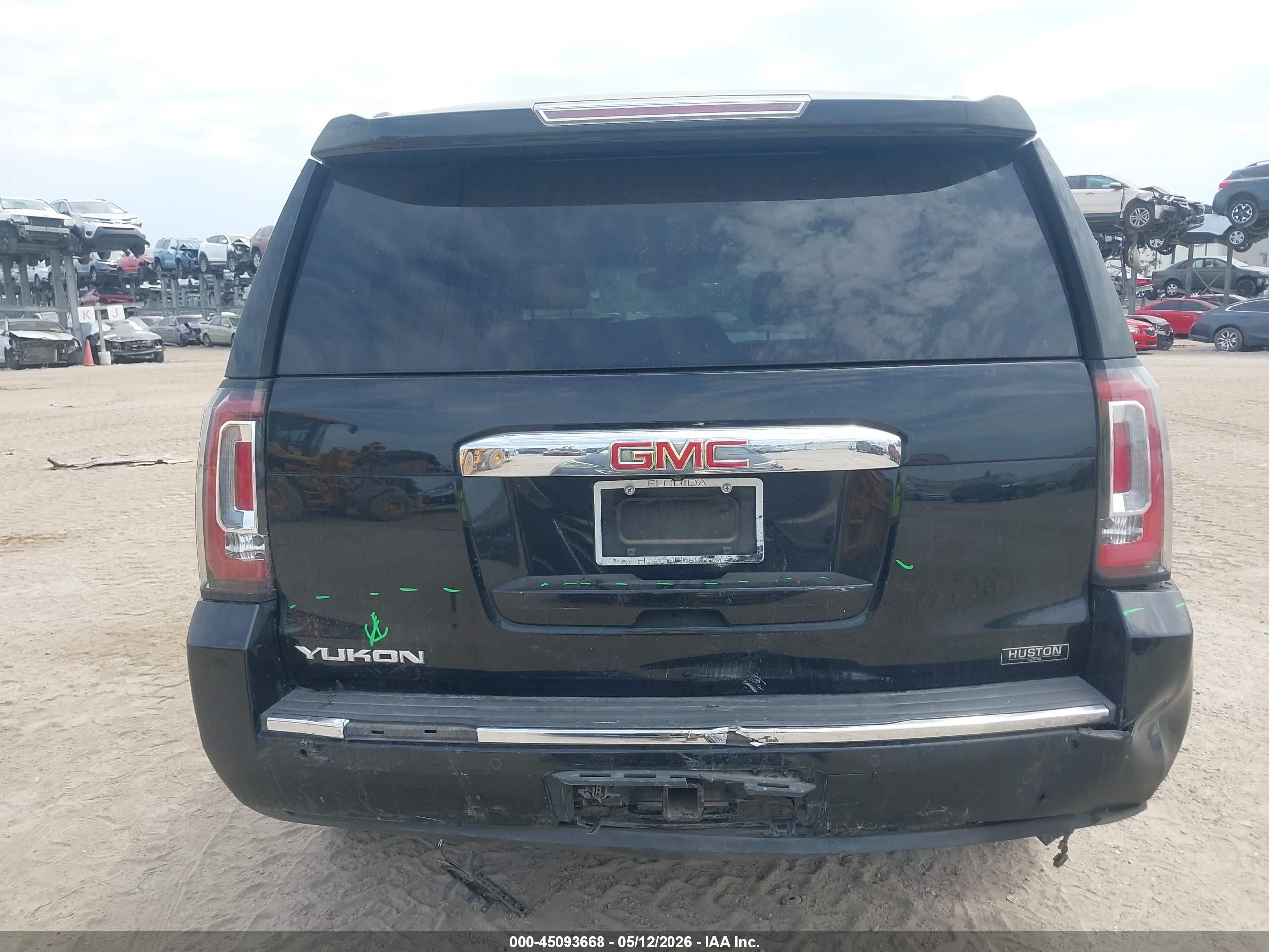 2016 Gmc Yukon Denali Black vin: 1GKS2CKJ9GR401941