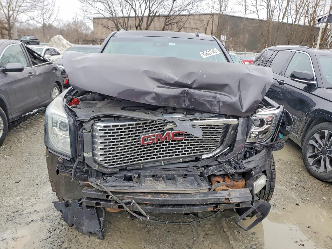 2015 Gmc Yukon Denali Gray vin: 1GKS2CKJXFR175309