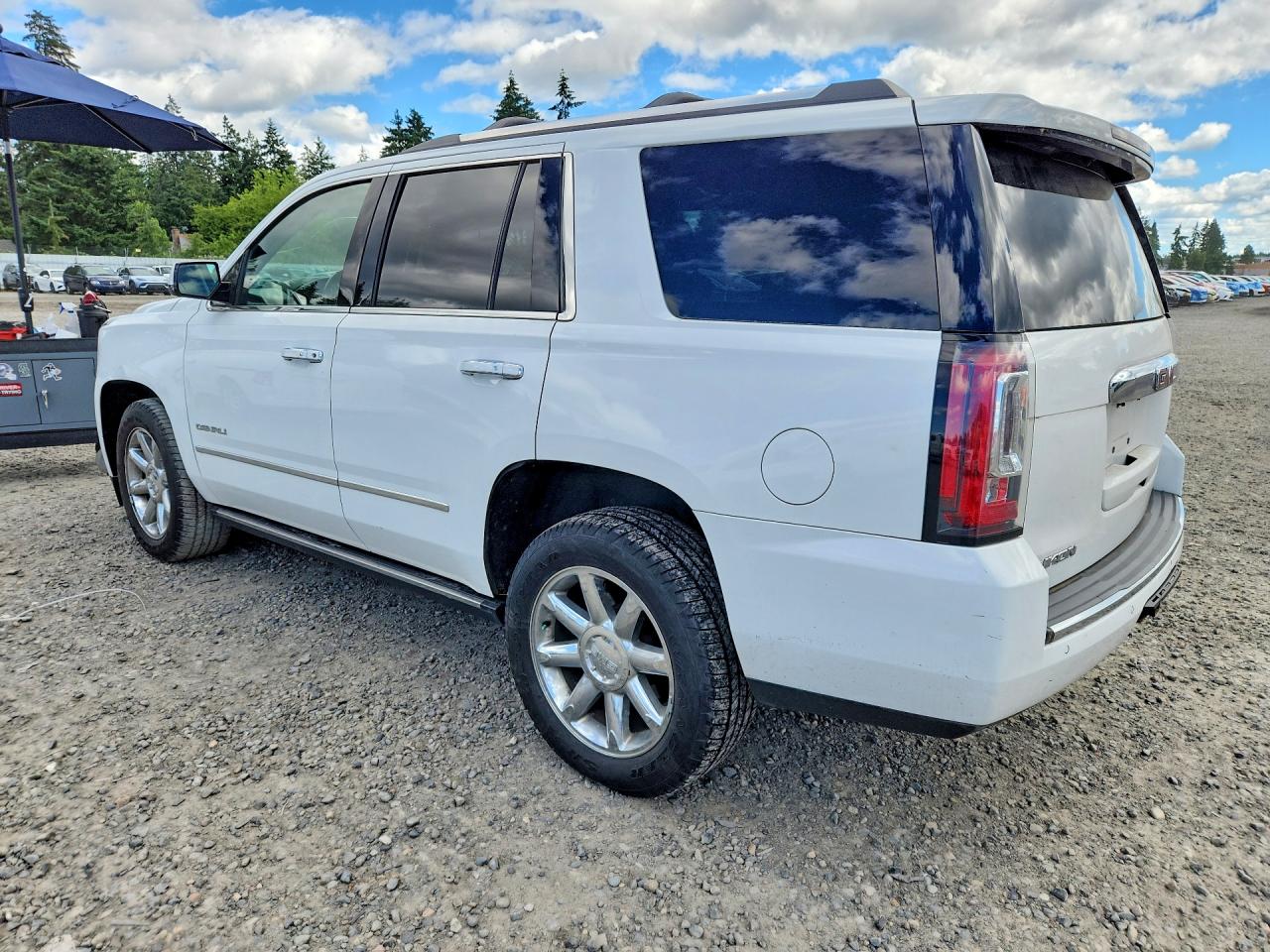 2015 Gmc Yukon Denali White vin: 1GKS2CKJXFR597869