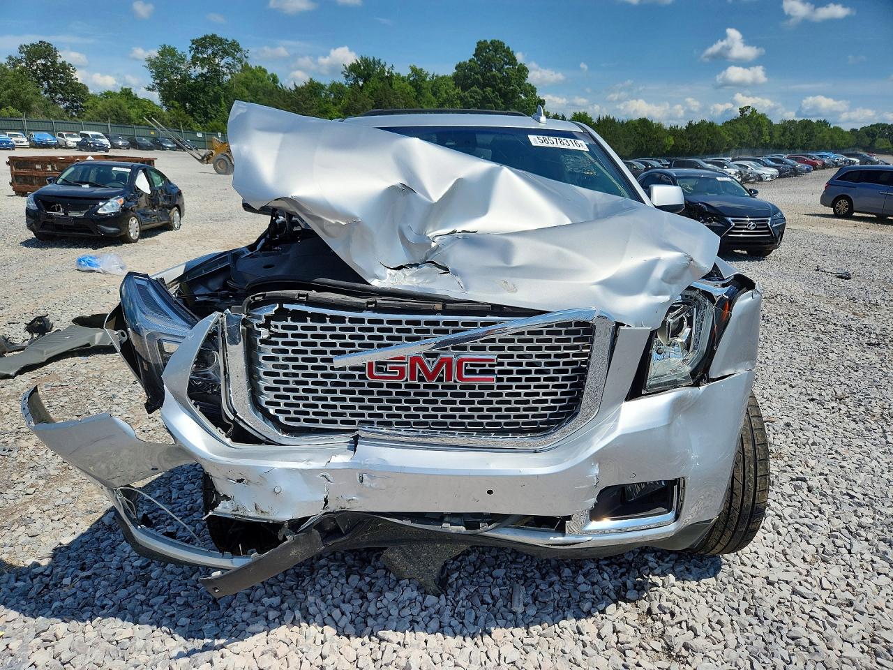 2015 Gmc Yukon Denali Silver vin: 1GKS2CKJXFR628845