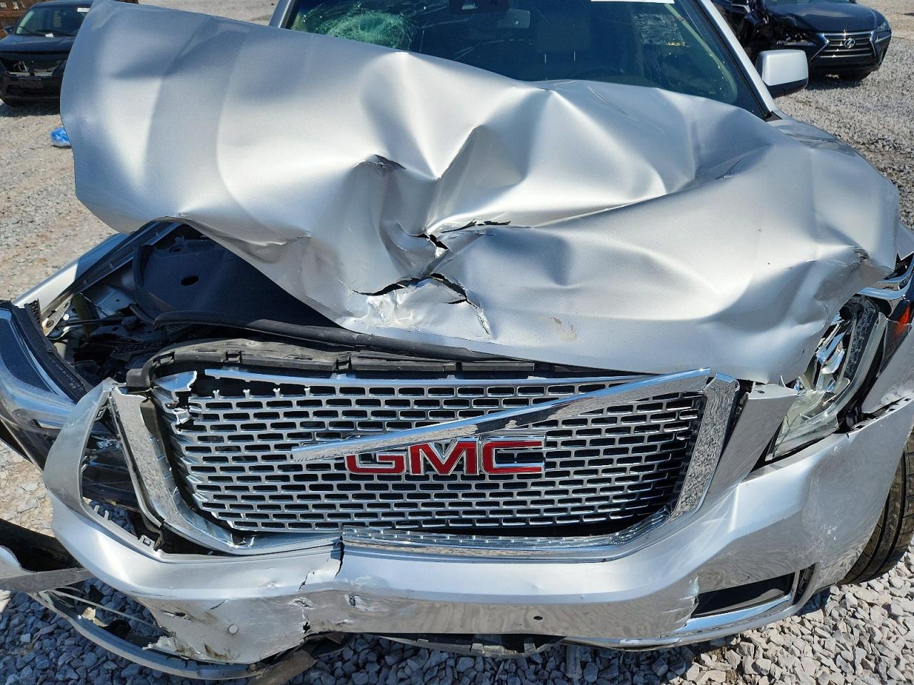 2015 Gmc Yukon Denali Silver vin: 1GKS2CKJXFR628845
