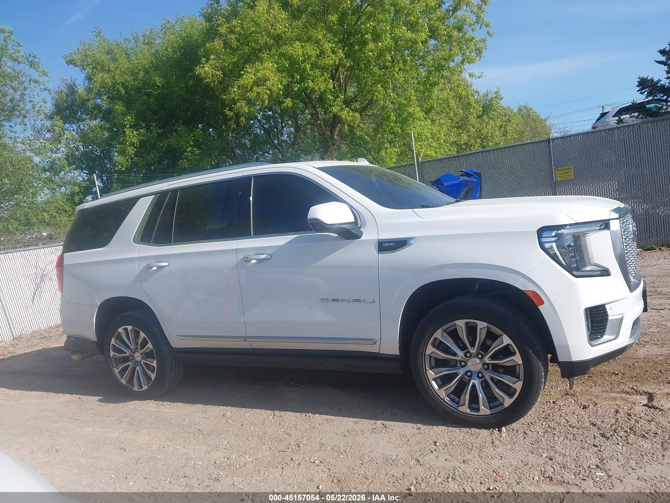 2021 Gmc Yukon 4wd Denali White vin: 1GKS2DKL2MR171209