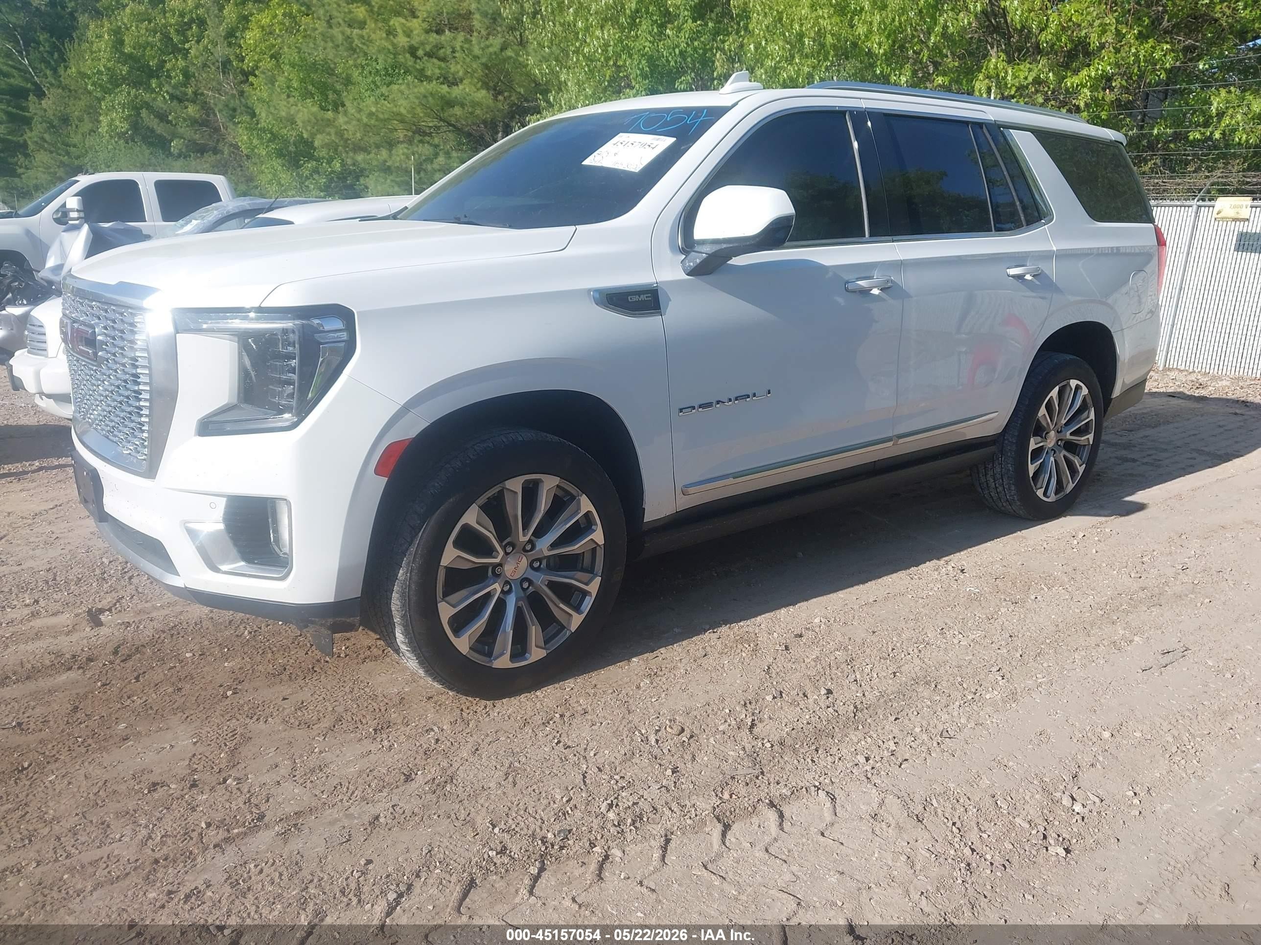 2021 Gmc Yukon 4wd Denali White vin: 1GKS2DKL2MR171209
