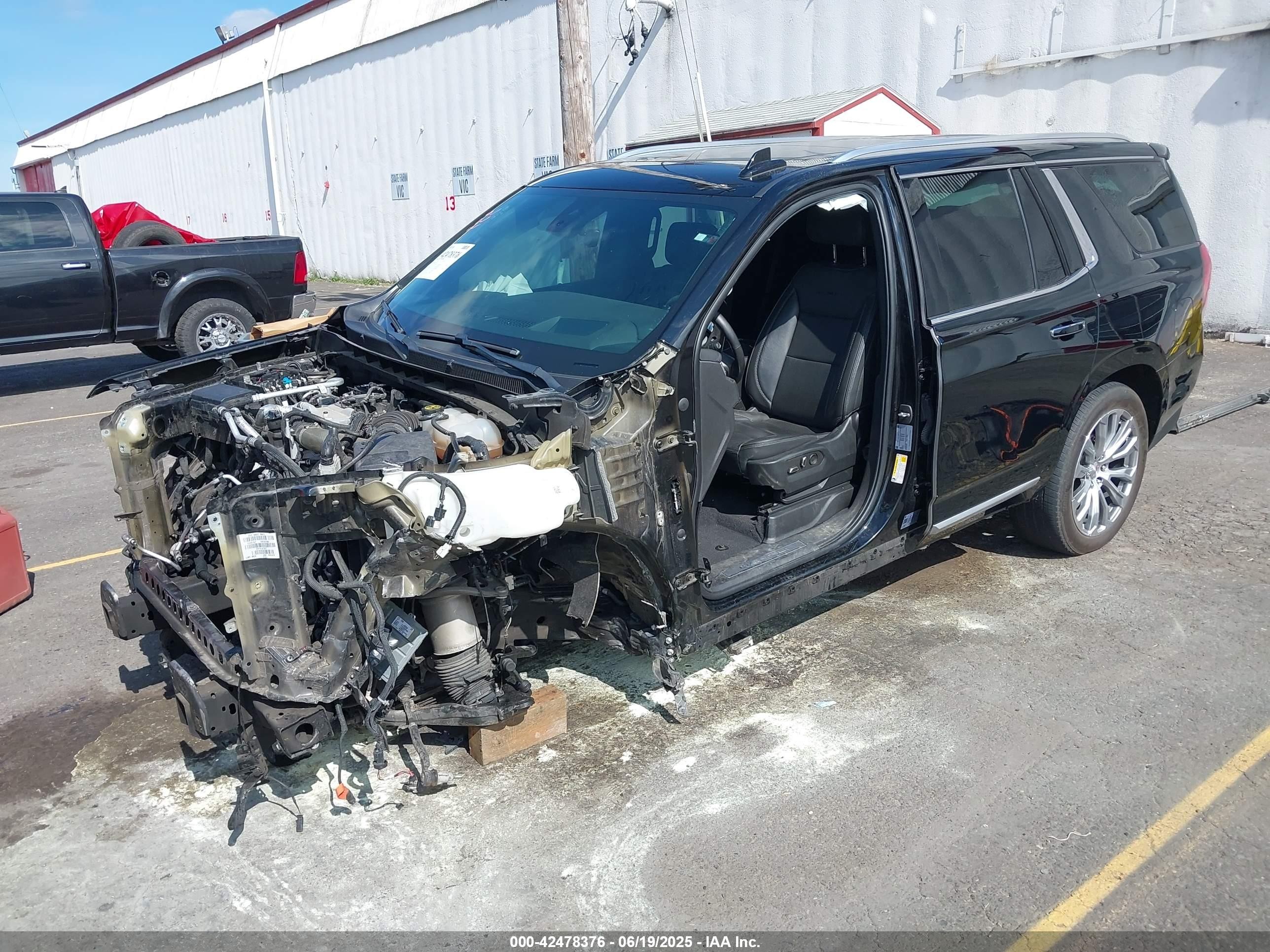 2022 Gmc Yukon 4wd Denali Black vin: 1GKS2DKT9NR212274