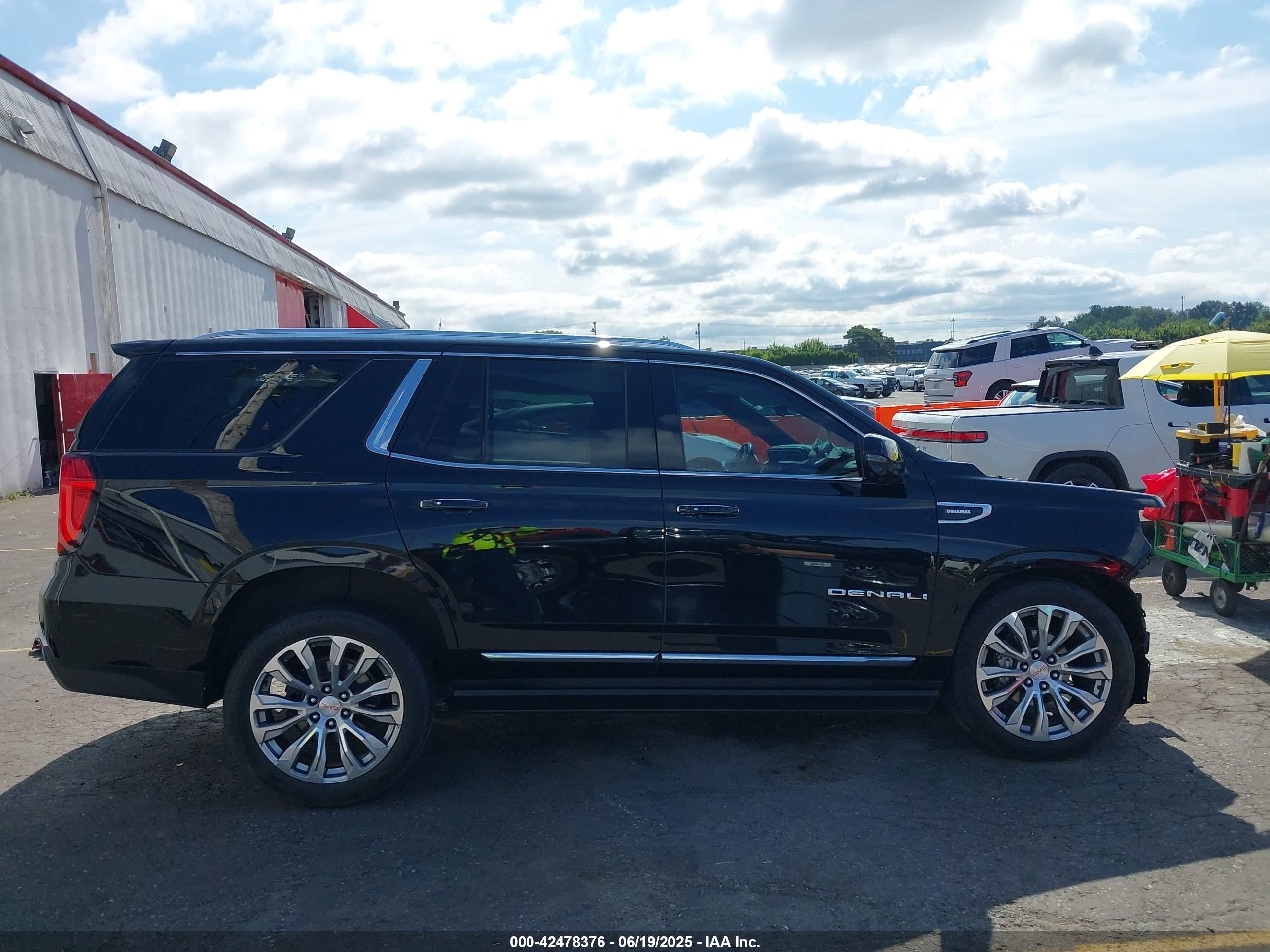 2022 Gmc Yukon 4wd Denali Black vin: 1GKS2DKT9NR212274