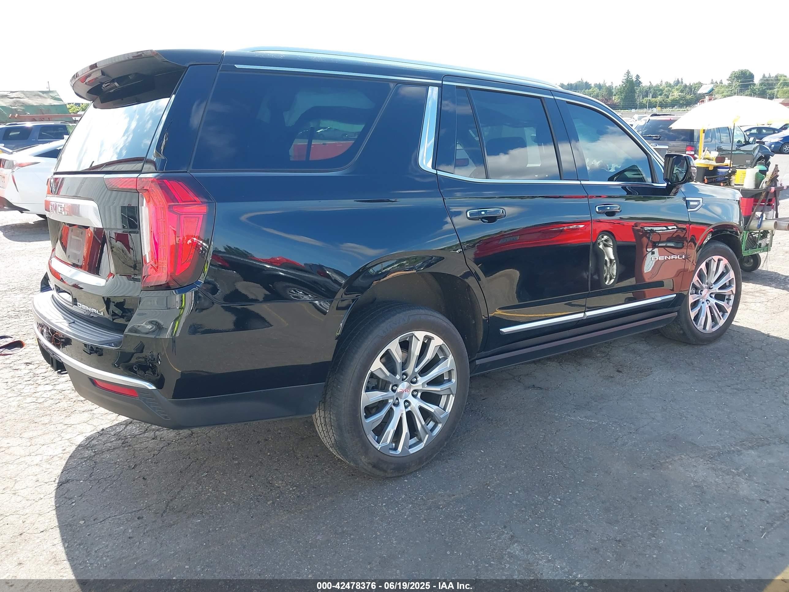2022 Gmc Yukon 4wd Denali Black vin: 1GKS2DKT9NR212274
