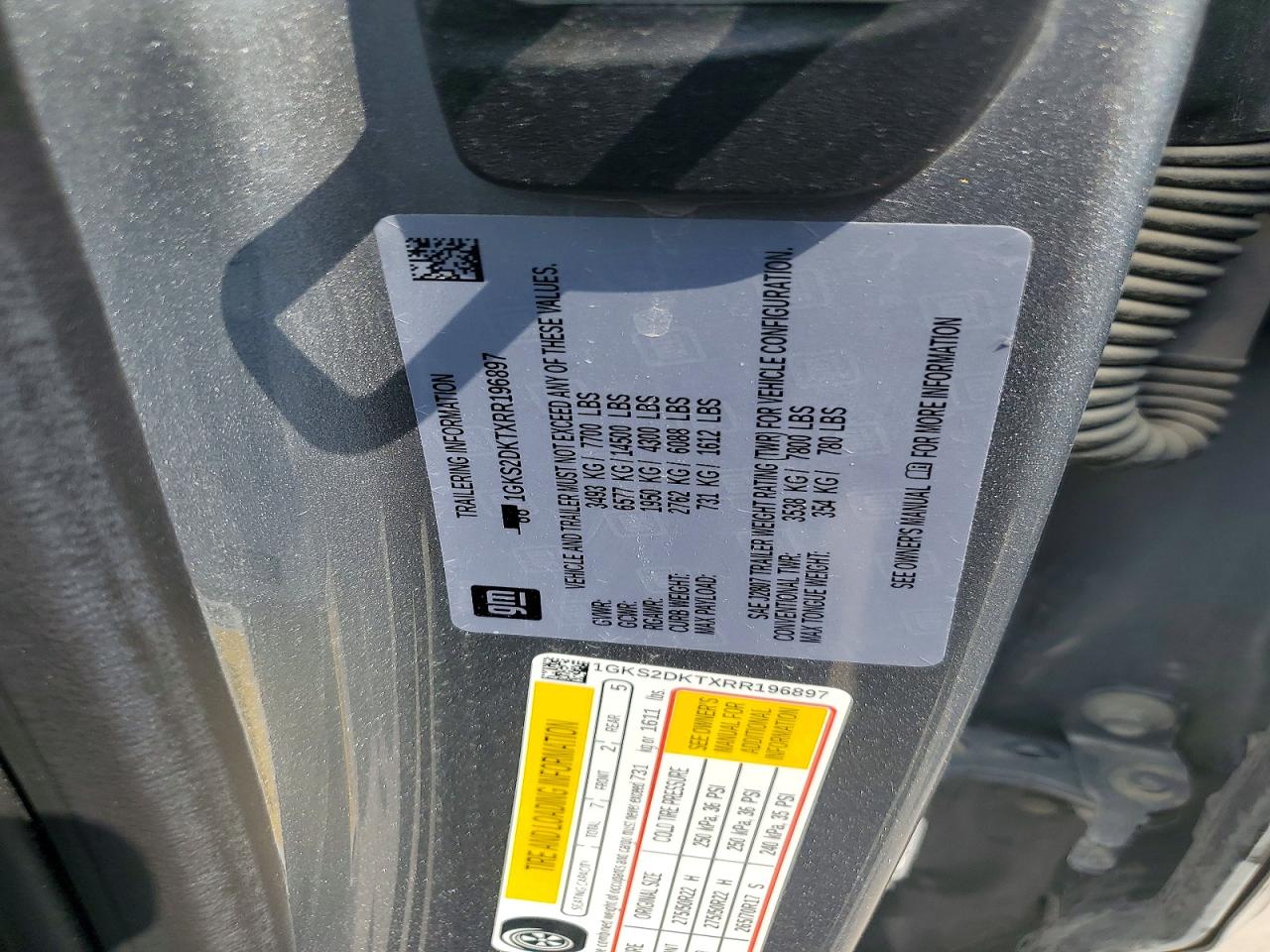 2024 Gmc Yukon Denali Угольный vin: 1GKS2DKTXRR196897
