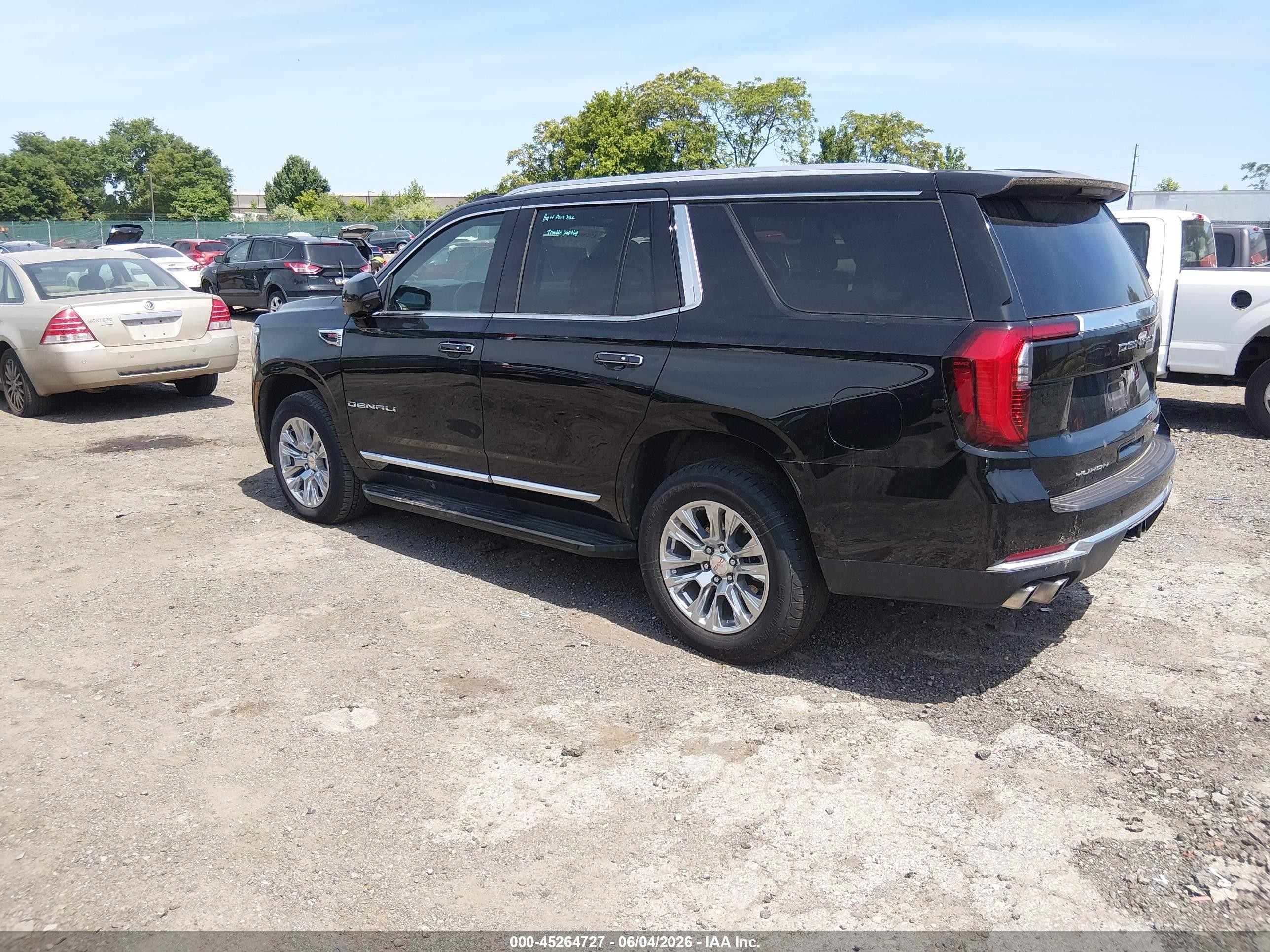 2025 Gmc Yukon 4wd Denali Black vin: 1GKS2DRL5SR245824