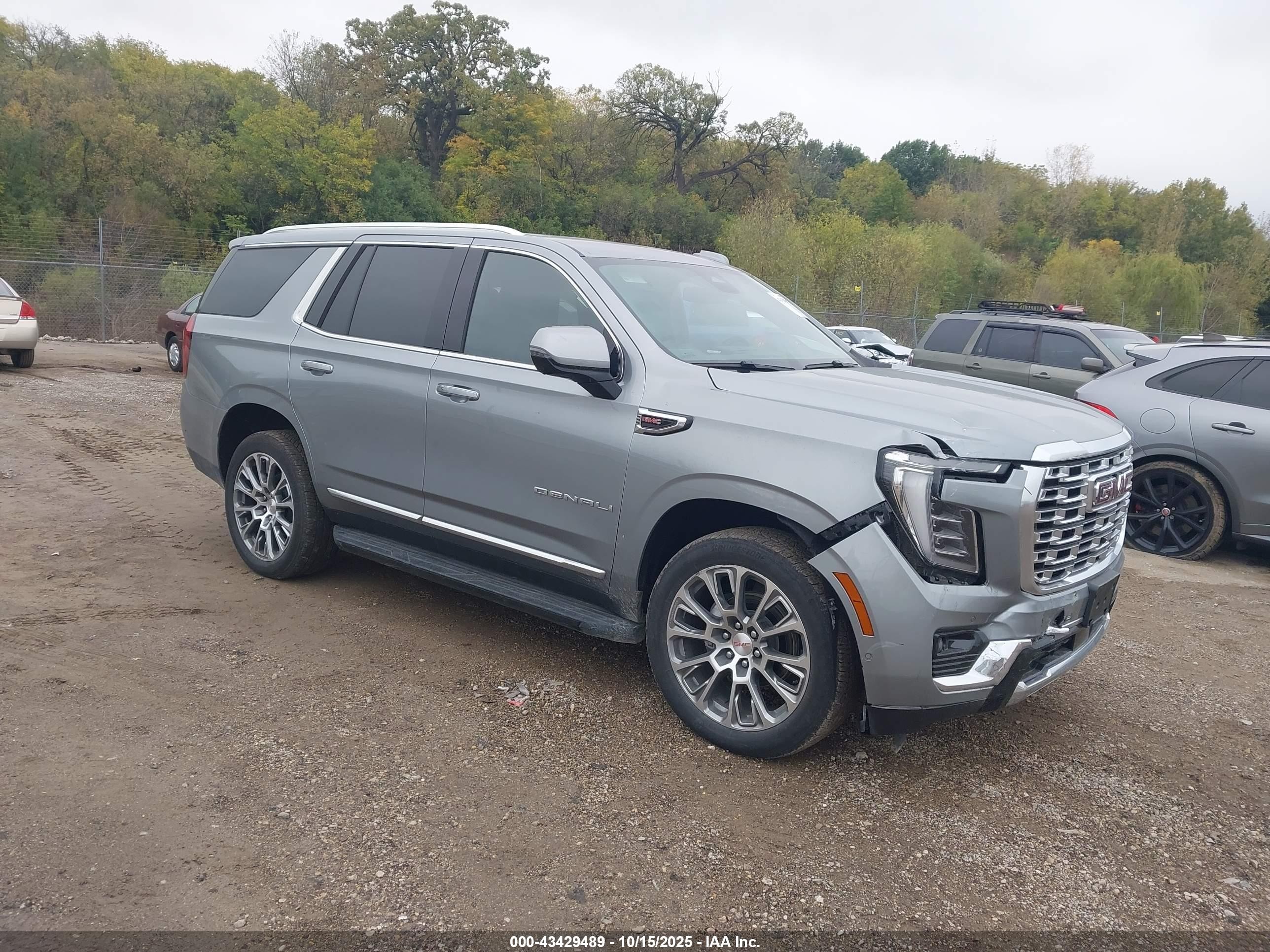 2025 Gmc Yukon 4wd Denali Gray vin: 1GKS2DRL9SR234938