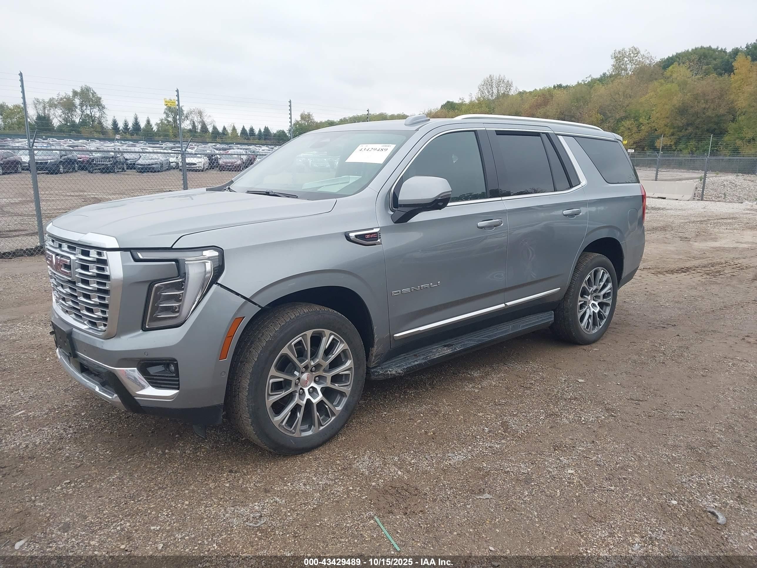 2025 Gmc Yukon 4wd Denali Gray vin: 1GKS2DRL9SR234938
