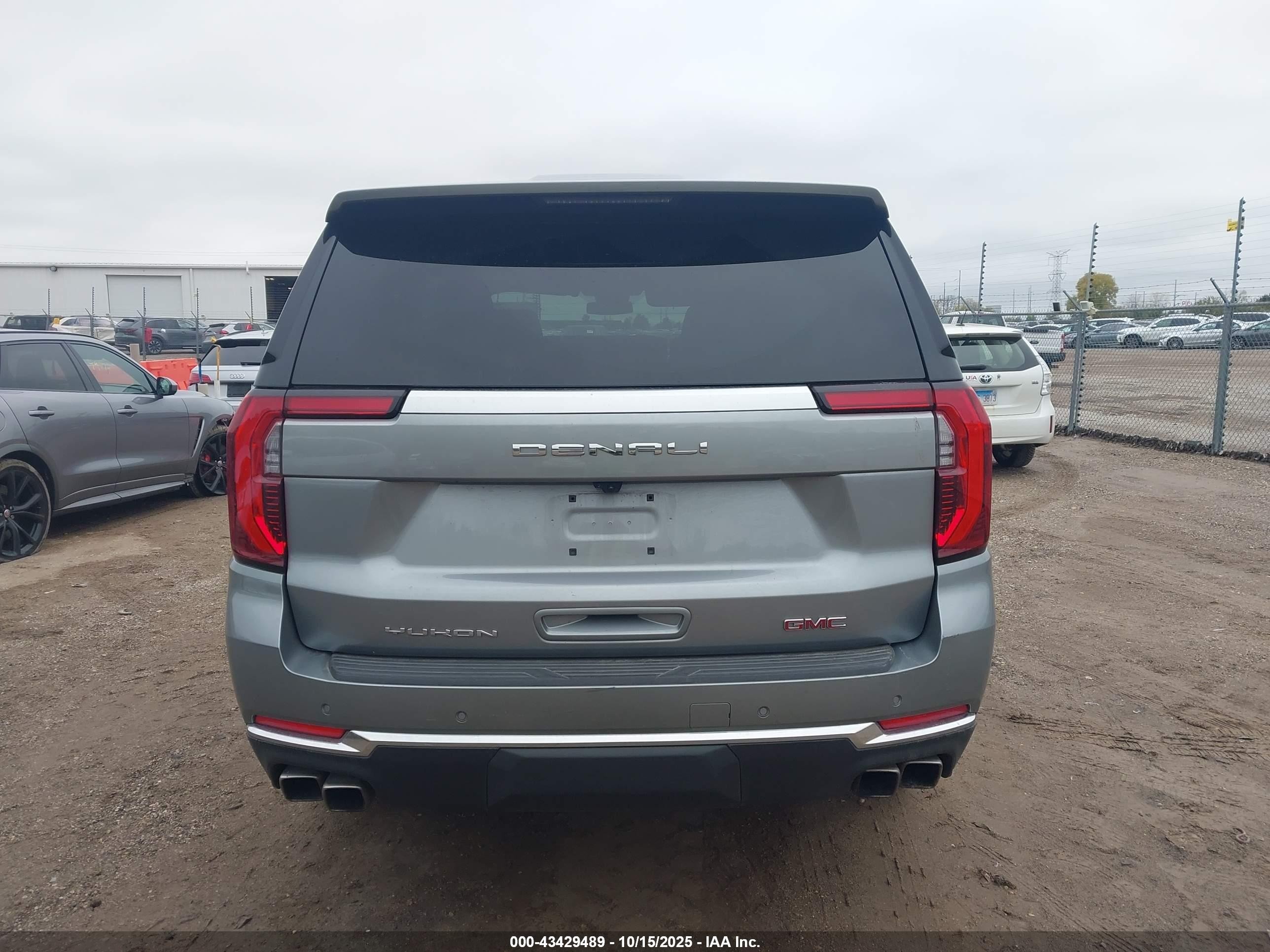 2025 Gmc Yukon 4wd Denali Gray vin: 1GKS2DRL9SR234938