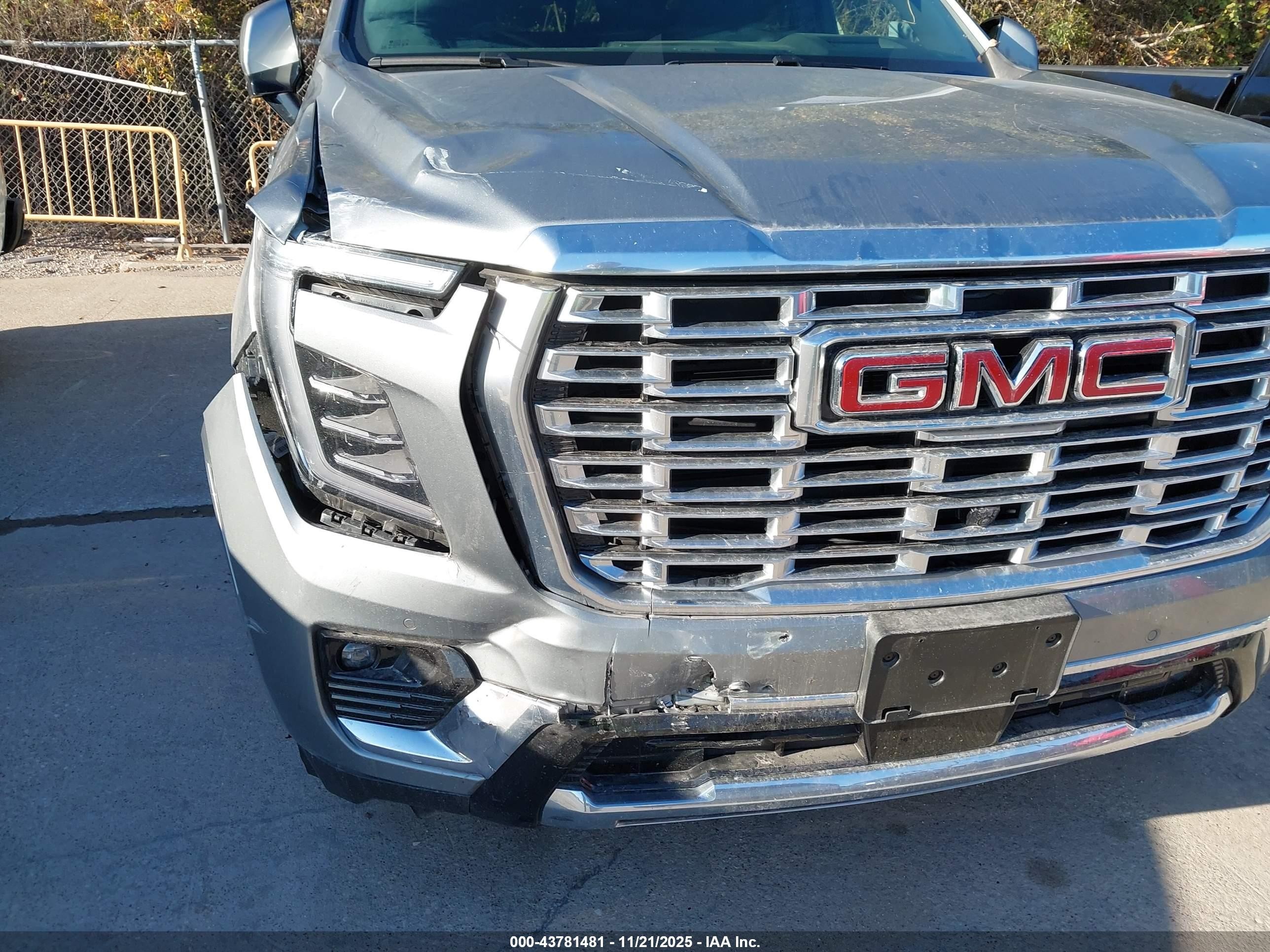 2025 Gmc Yukon 4wd Denali Gray vin: 1GKS2DRL9SR234938