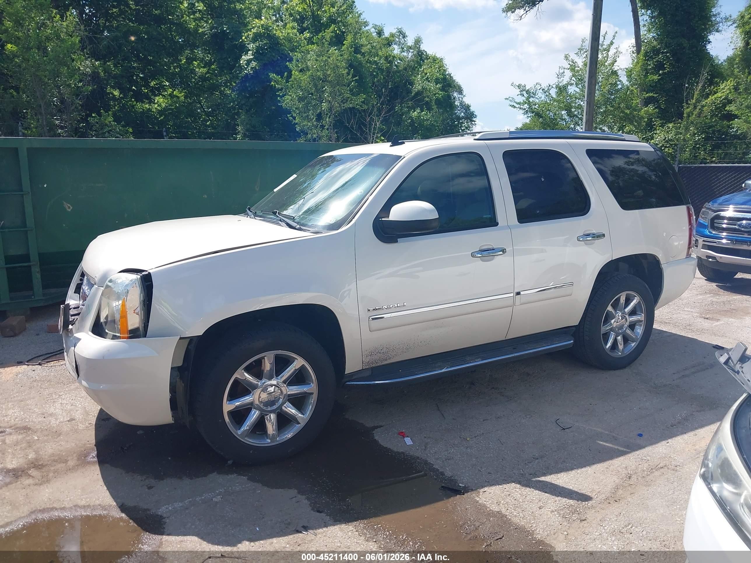 2013 Gmc Yukon Denali White vin: 1GKS2EEF0DR287505