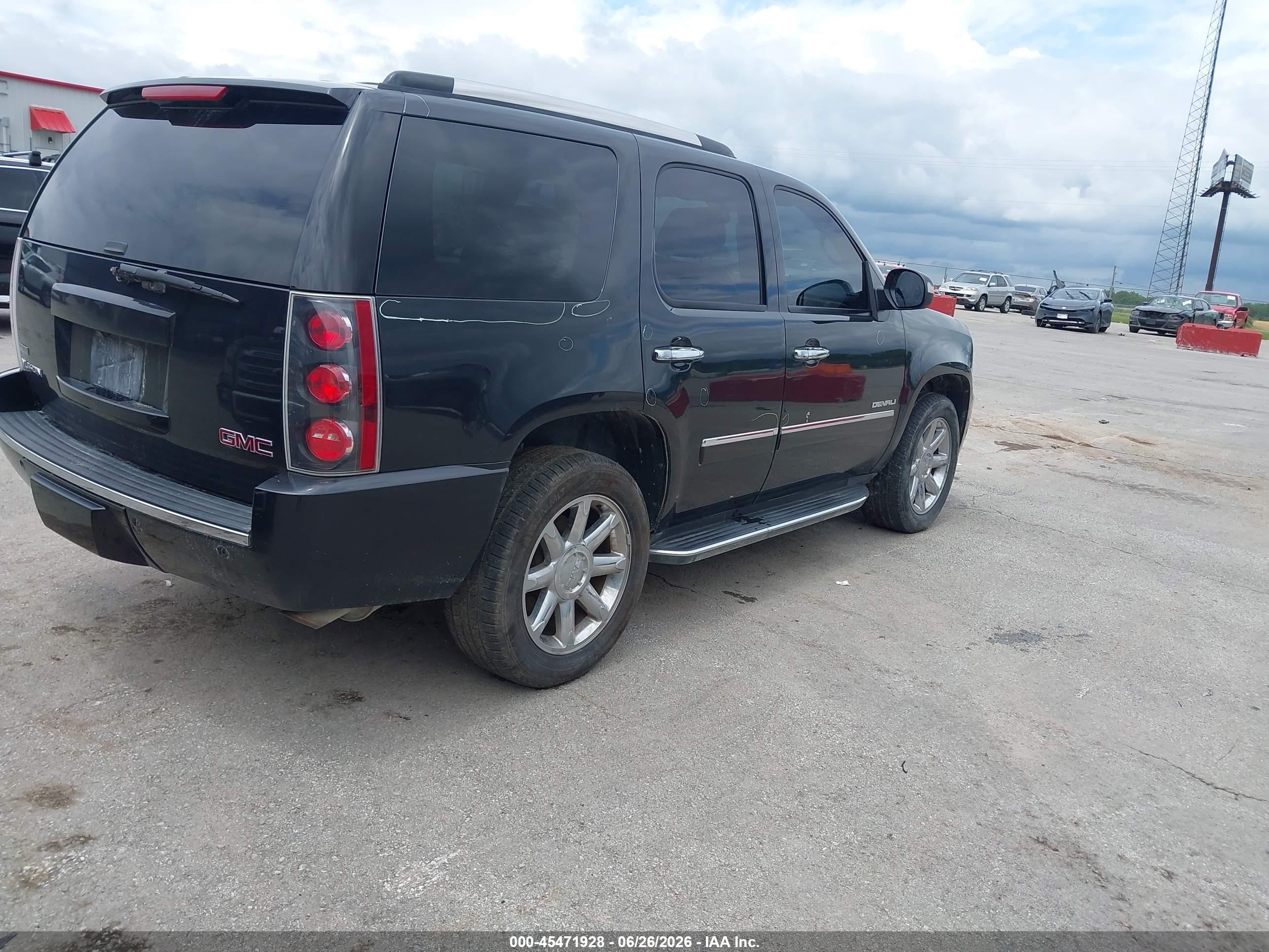 2011 Gmc Yukon Denali Black vin: 1GKS2EEF1BR165832