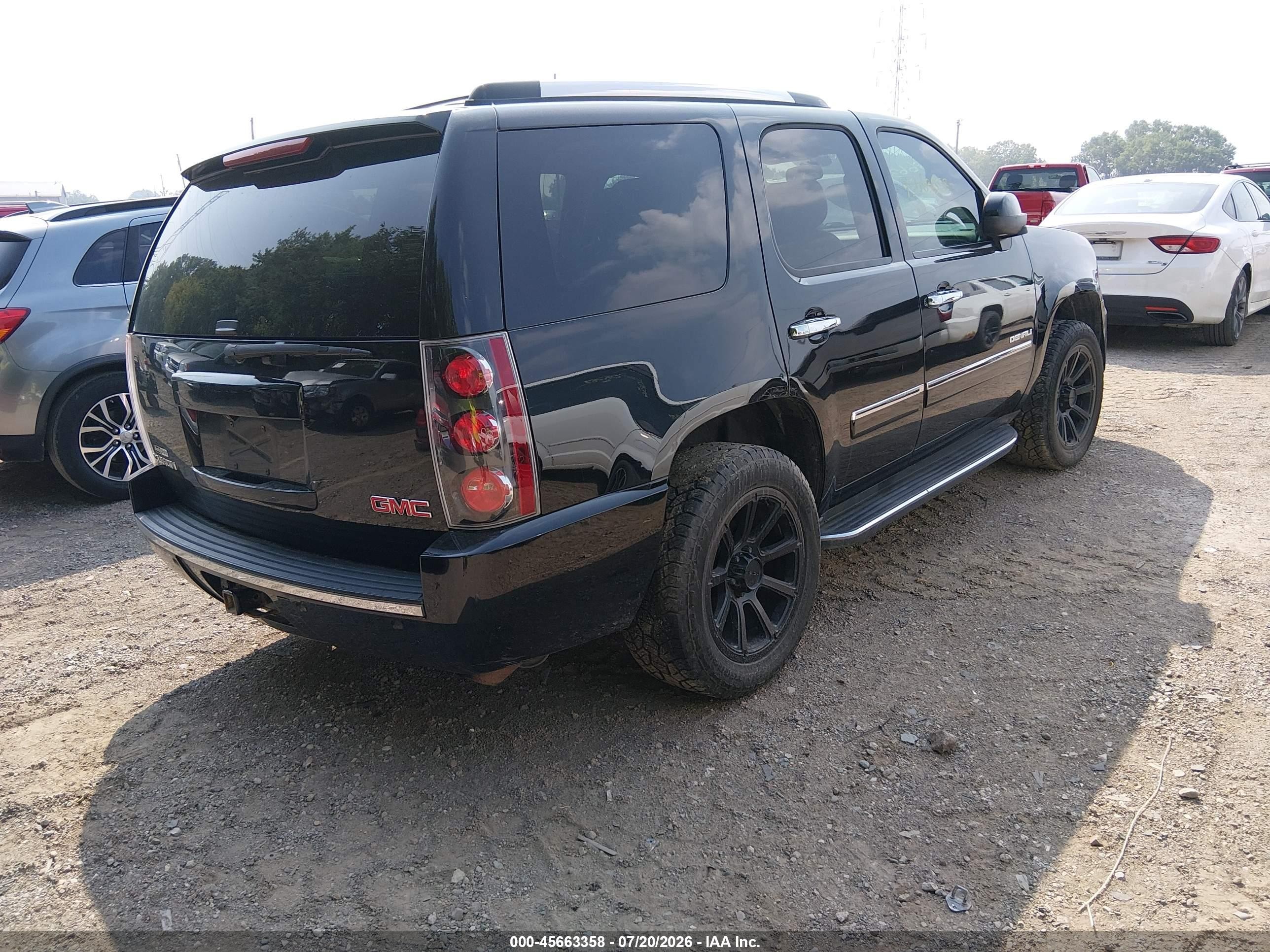 2013 Gmc Yukon Denali Black vin: 1GKS2EEF2DR116514
