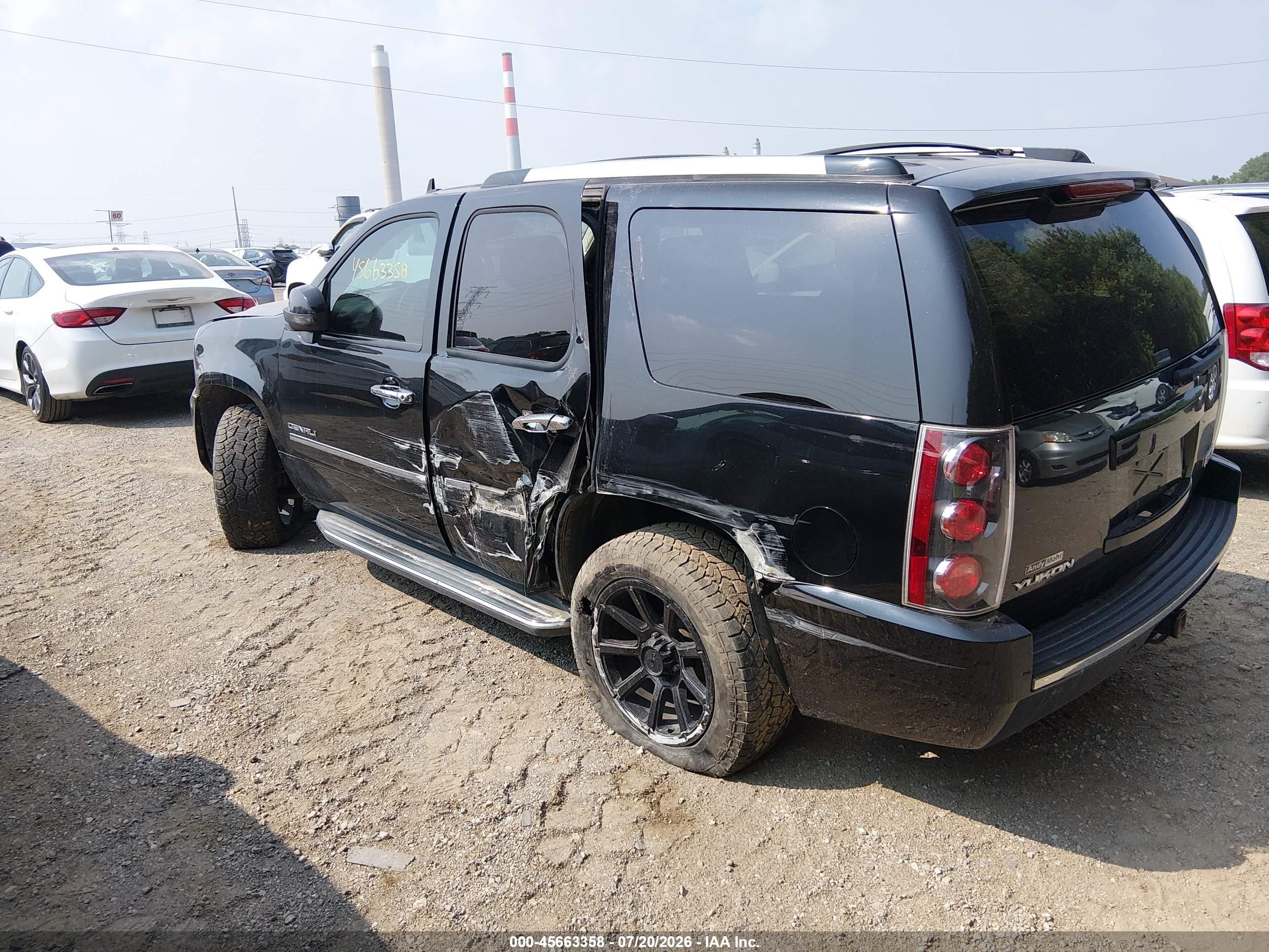 2013 Gmc Yukon Denali Black vin: 1GKS2EEF2DR116514