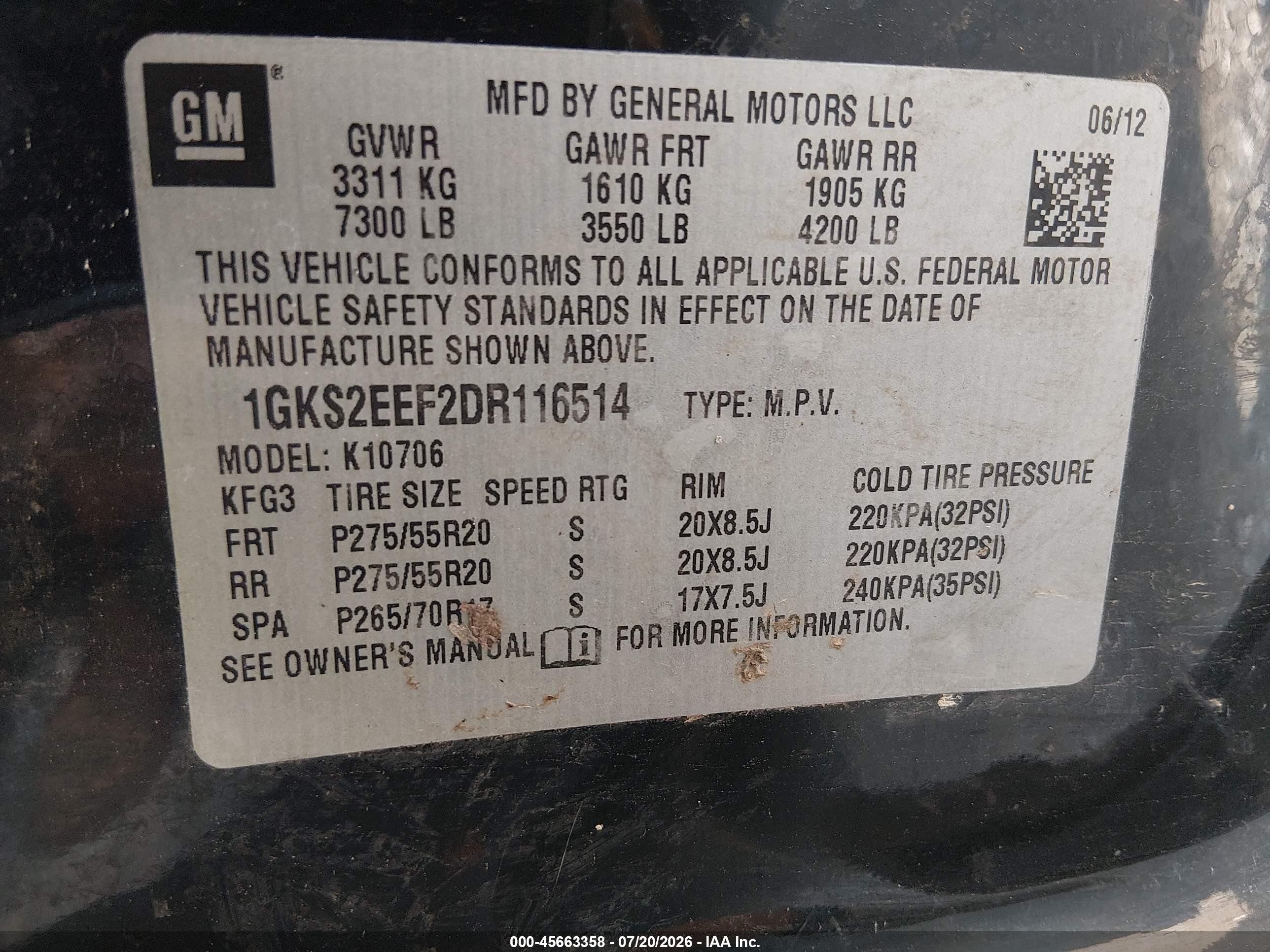 2013 Gmc Yukon Denali Black vin: 1GKS2EEF2DR116514