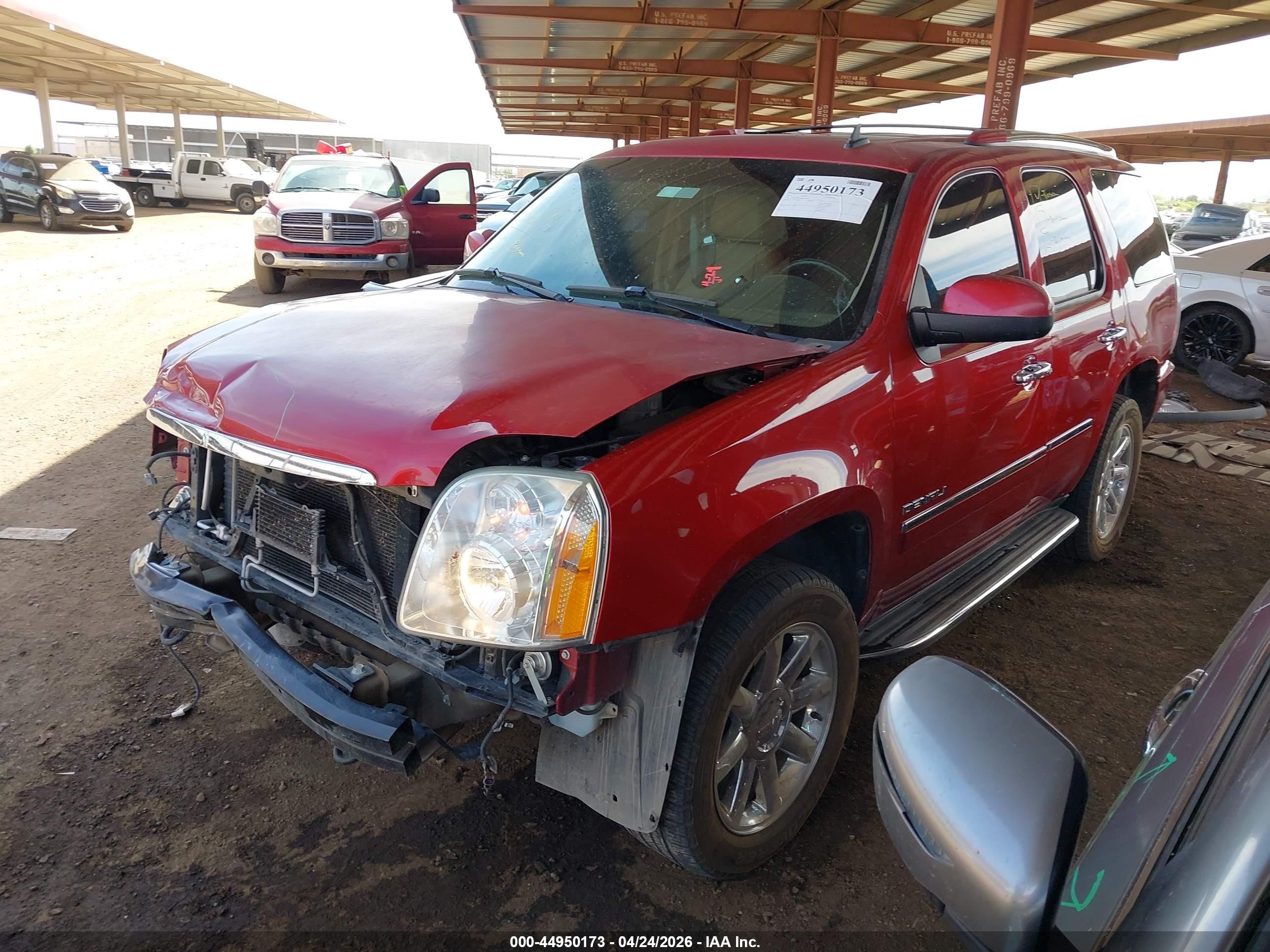2013 Gmc Yukon Denali Red vin: 1GKS2EEF2DR312405